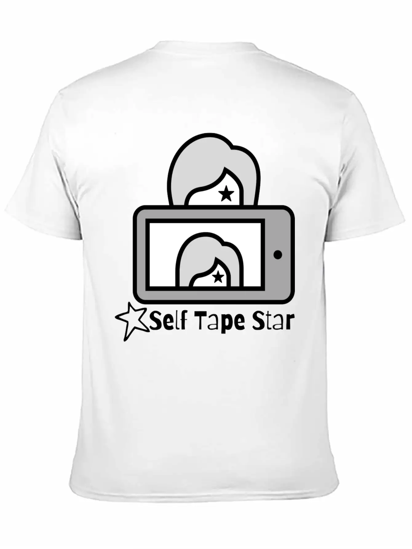 Self Tape Star Vintage Stylish Everyday T-Shirt – Unisex Basic Cotton Tee