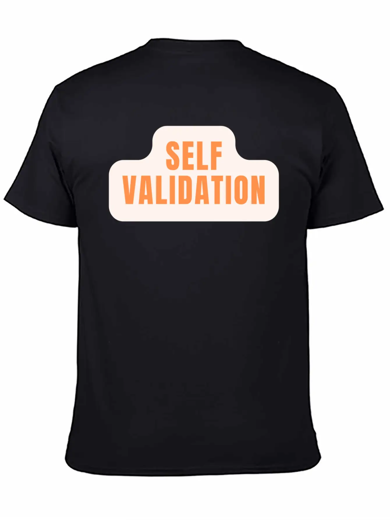Self Validation : Reflecting Inner Truth Basic Graphic T-Shirt – Daily Comfort In Soft Cotton