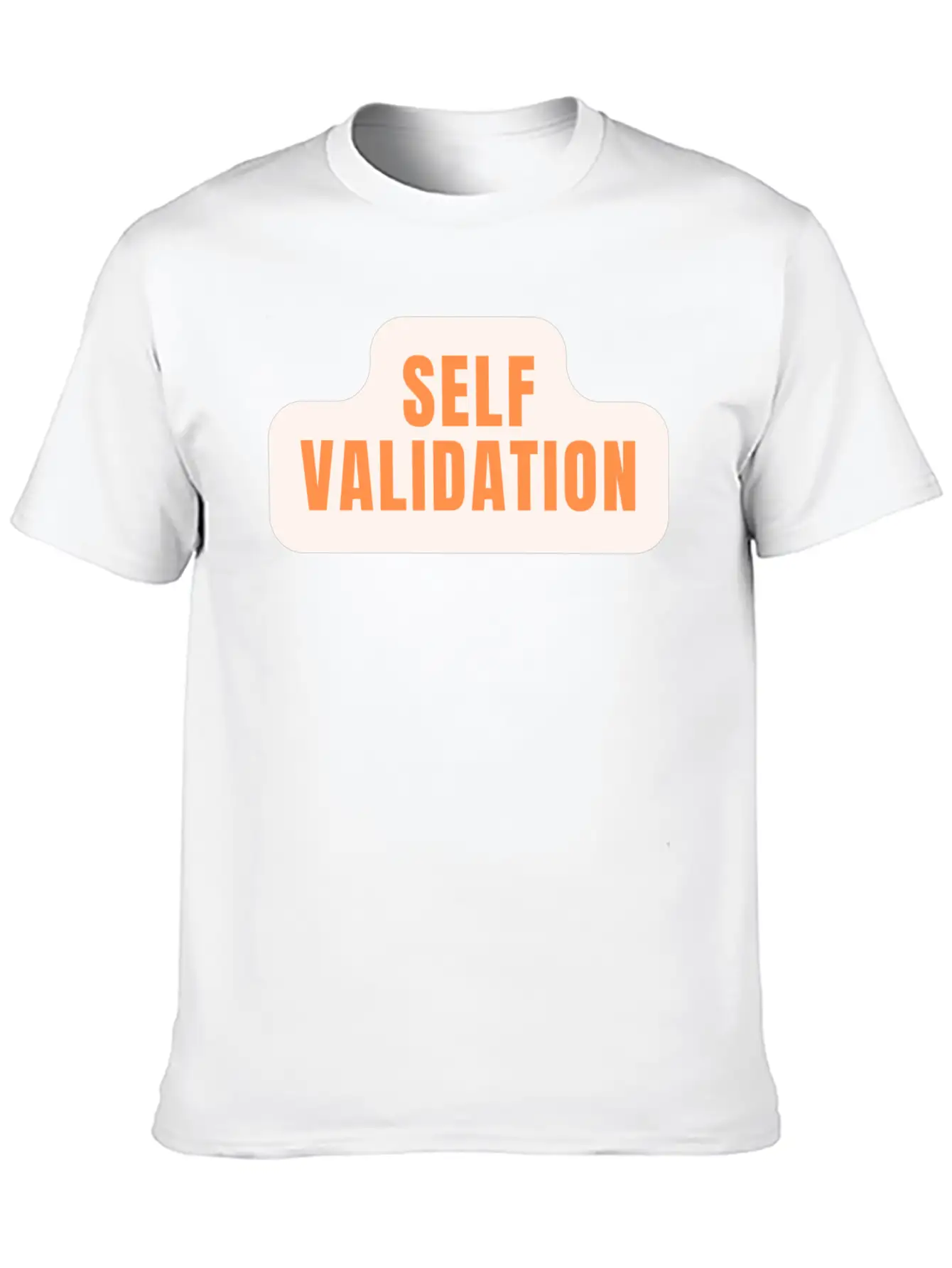 Self Validation : Reflecting Inner Truth Basic Graphic T-Shirt – Daily Comfort In Soft Cotton