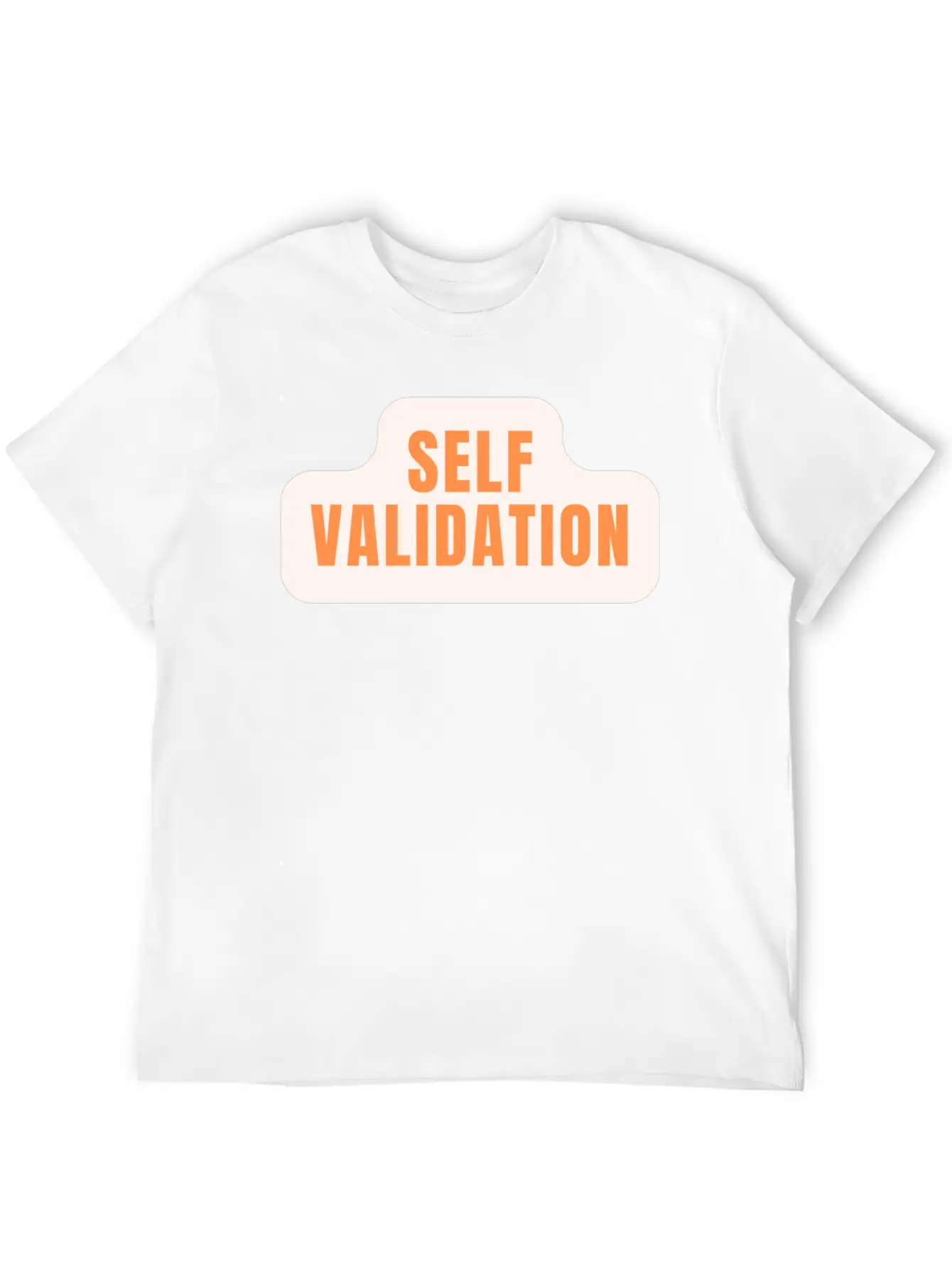 Self Validation : Reflecting Inner Truth Basic Graphic T-Shirt – Daily Comfort In Soft Cotton