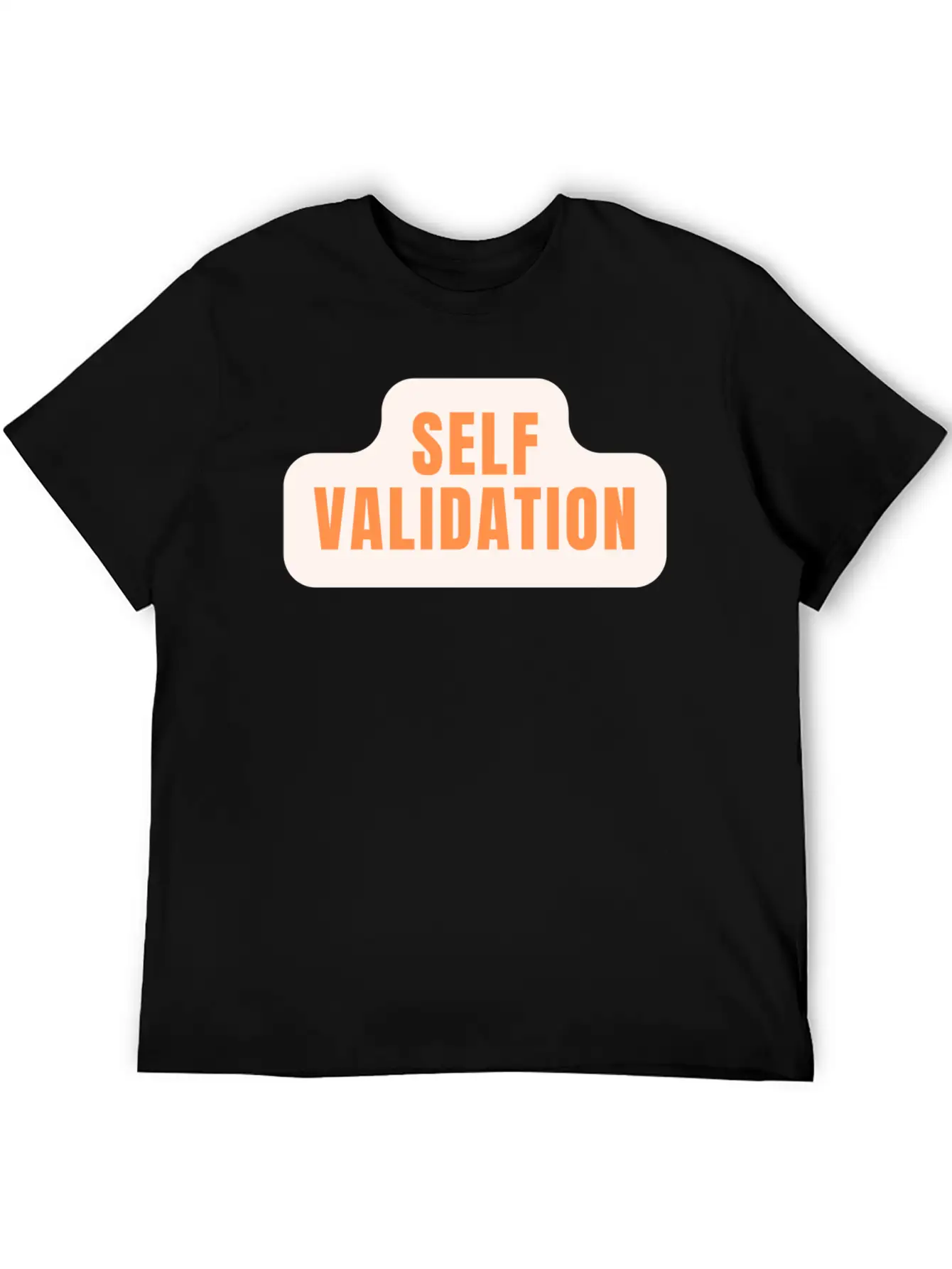 Self Validation : Reflecting Inner Truth Basic Graphic T-Shirt – Daily Comfort In Soft Cotton