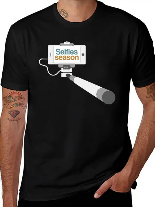 Selfies Season Unisex Casual T-Shirt ��� Clean Design For Daily Comfort