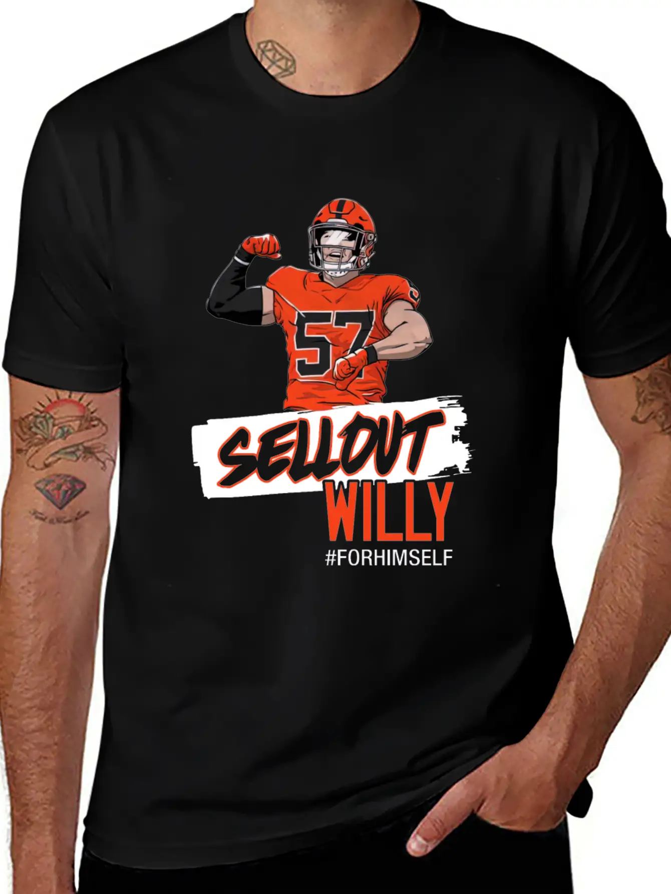 Sellout Willy For Him Self Shirt Relaxed Everyday Tee – Lightweight And Durable Cotton