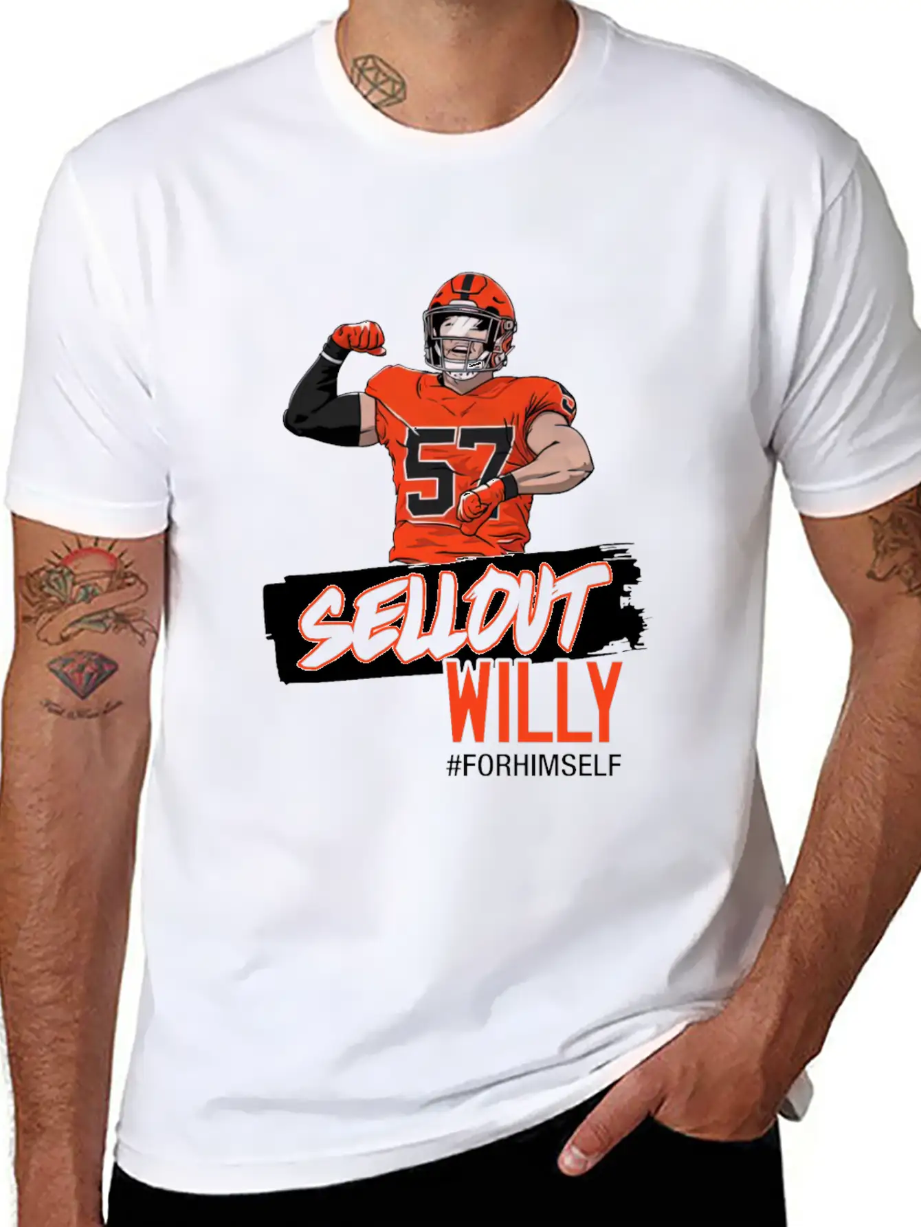 Sellout Willy For Him Self Shirt Relaxed Everyday Tee – Lightweight And Durable Cotton