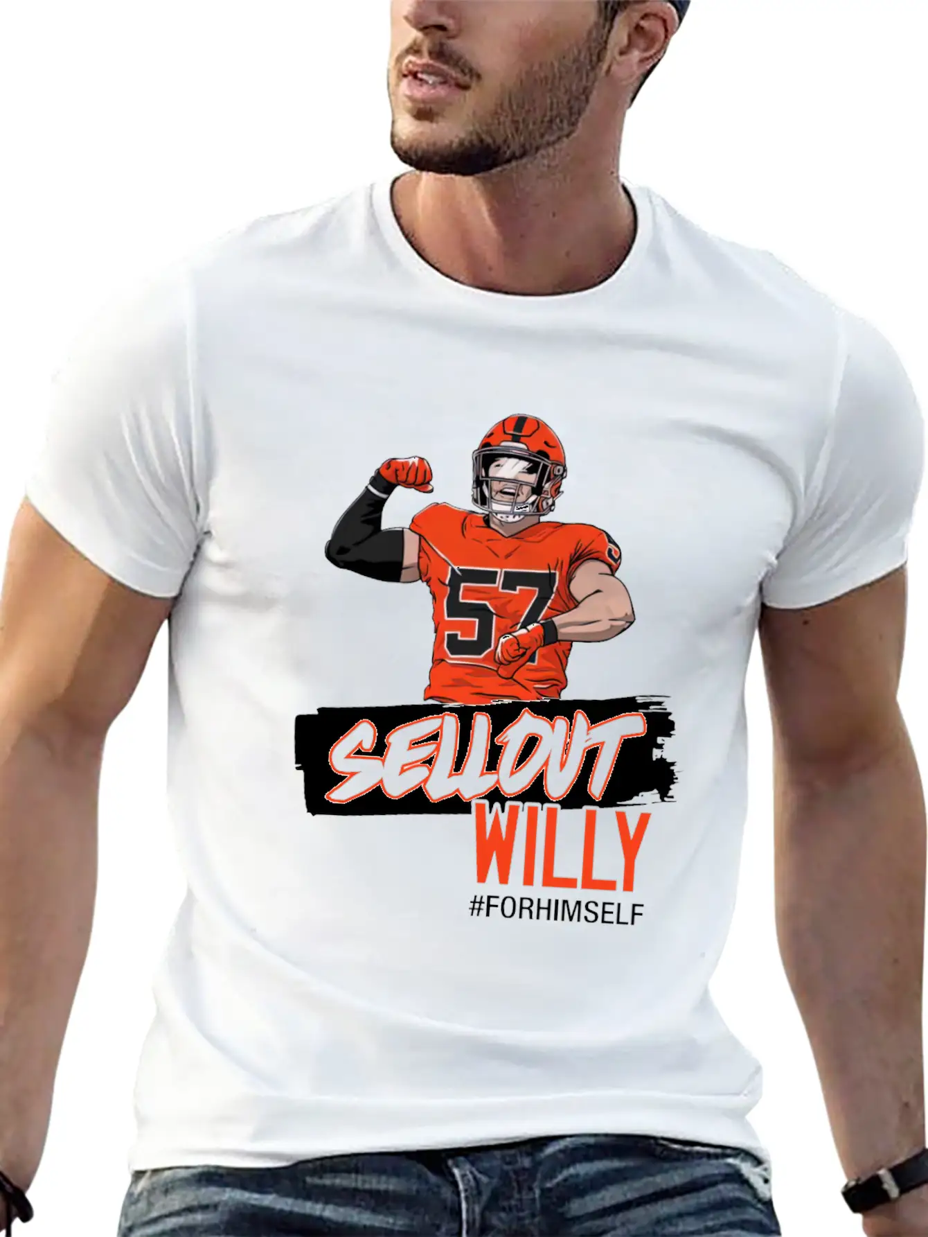 Sellout Willy For Him Self Shirt Relaxed Everyday Tee – Lightweight And Durable Cotton
