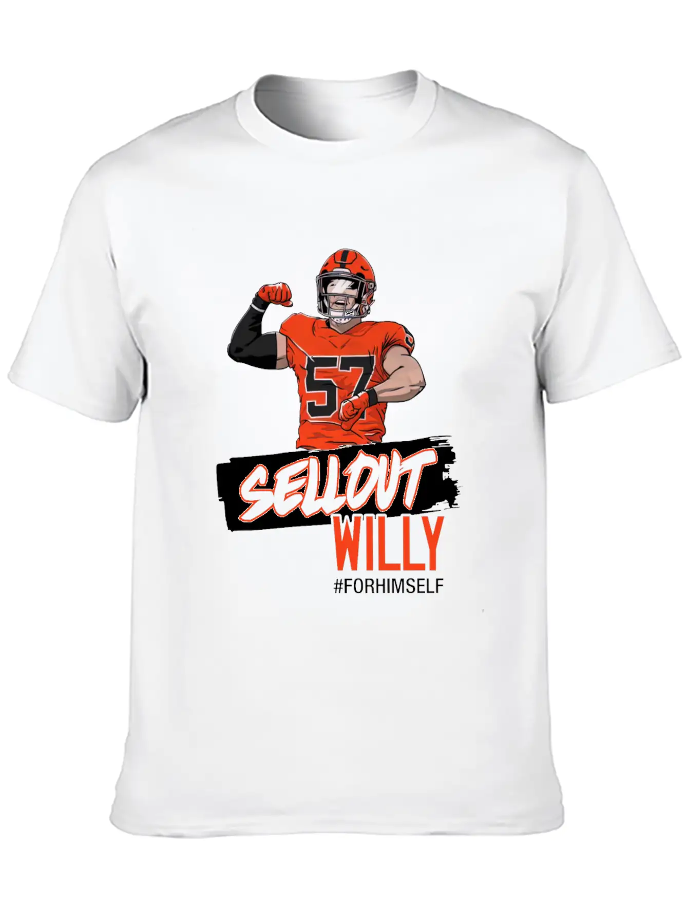 Sellout Willy For Him Self Shirt Relaxed Everyday Tee – Lightweight And Durable Cotton