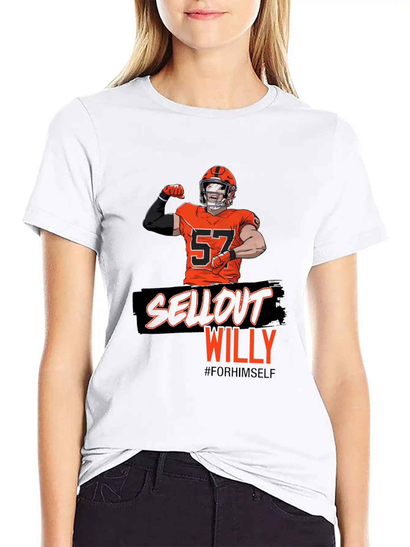 Sellout Willy For Him Self Shirt Relaxed Everyday Tee – Lightweight And Durable Cotton