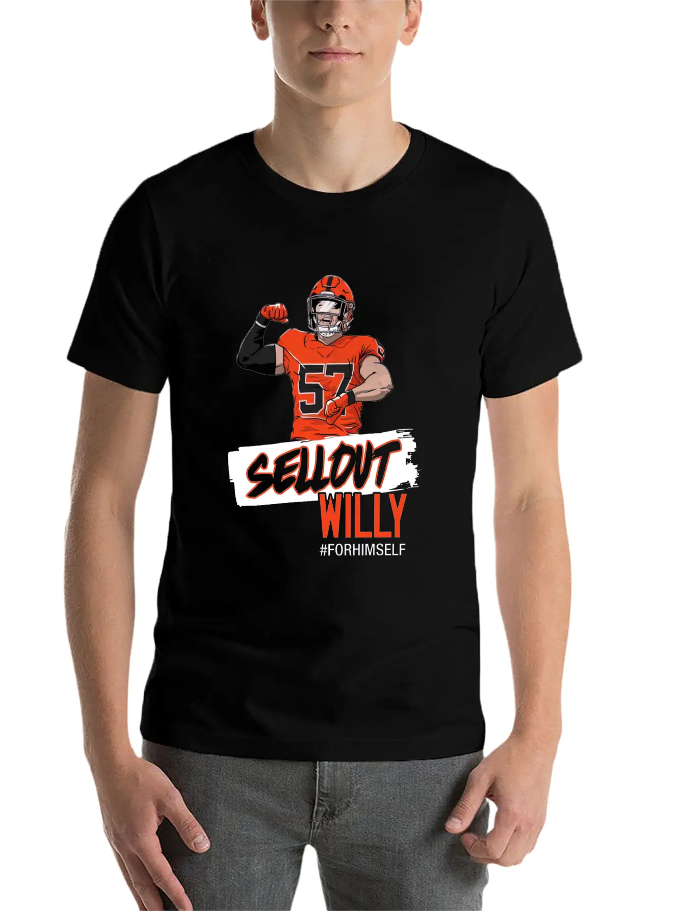 Sellout Willy For Him Self Shirt Relaxed Everyday Tee – Lightweight And Durable Cotton