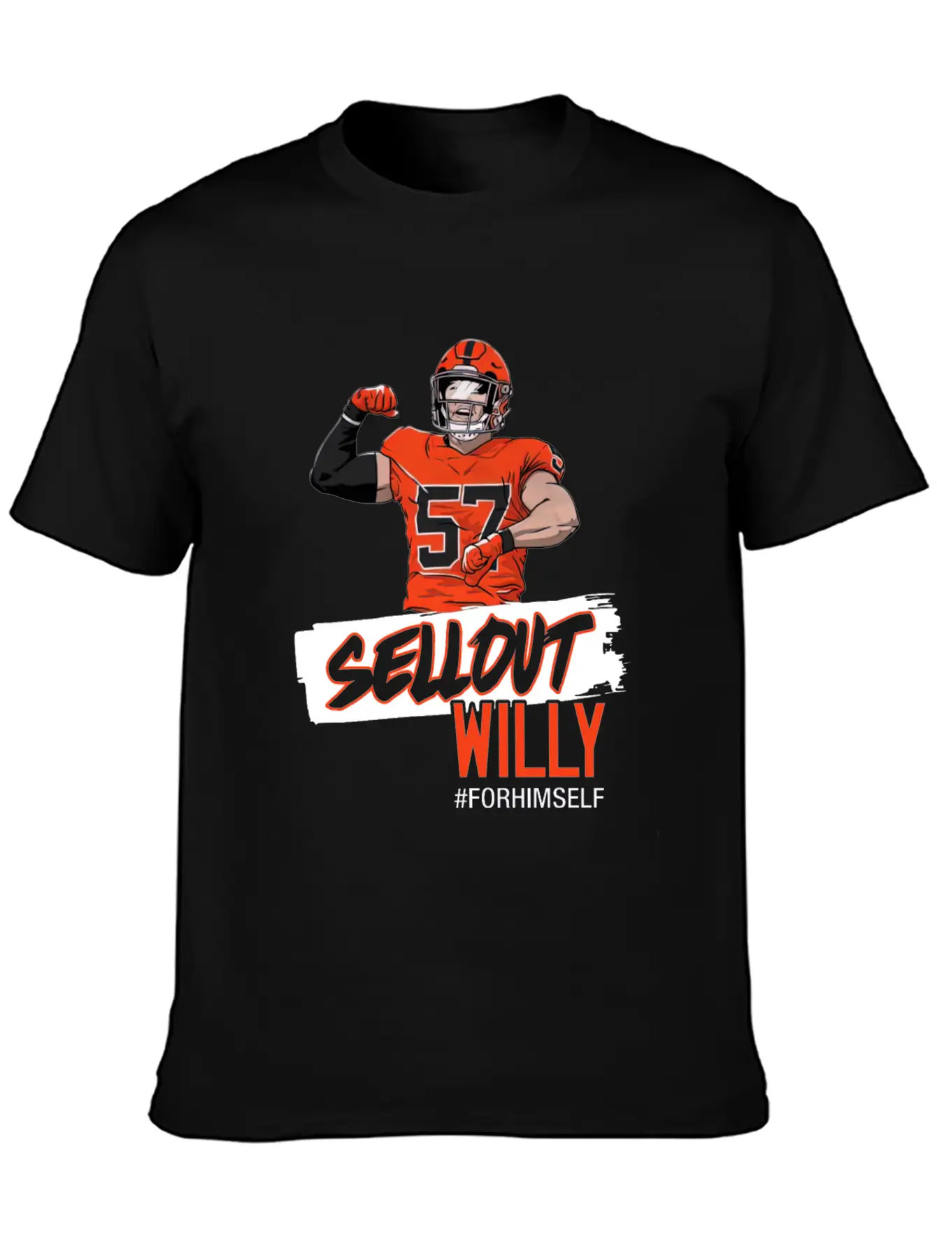 Sellout Willy For Him Self Shirt Relaxed Everyday Tee – Lightweight And Durable Cotton