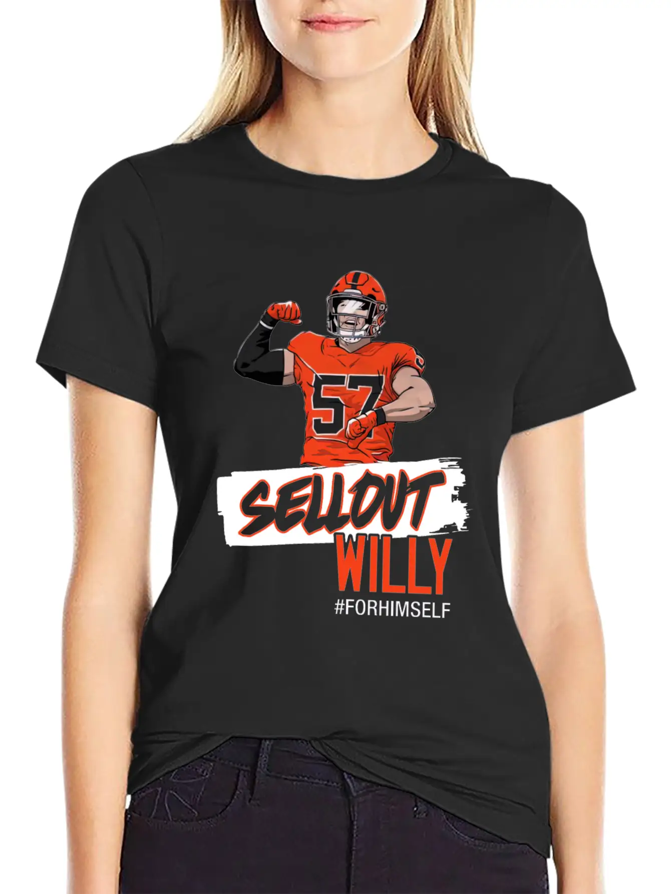 Sellout Willy For Him Self Shirt Relaxed Everyday Tee – Lightweight And Durable Cotton