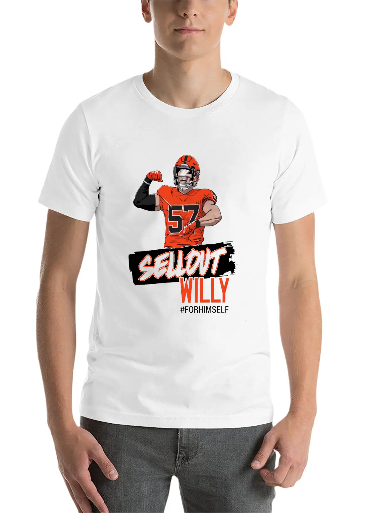 Sellout Willy For Him Self Shirt Relaxed Everyday Tee – Lightweight And Durable Cotton