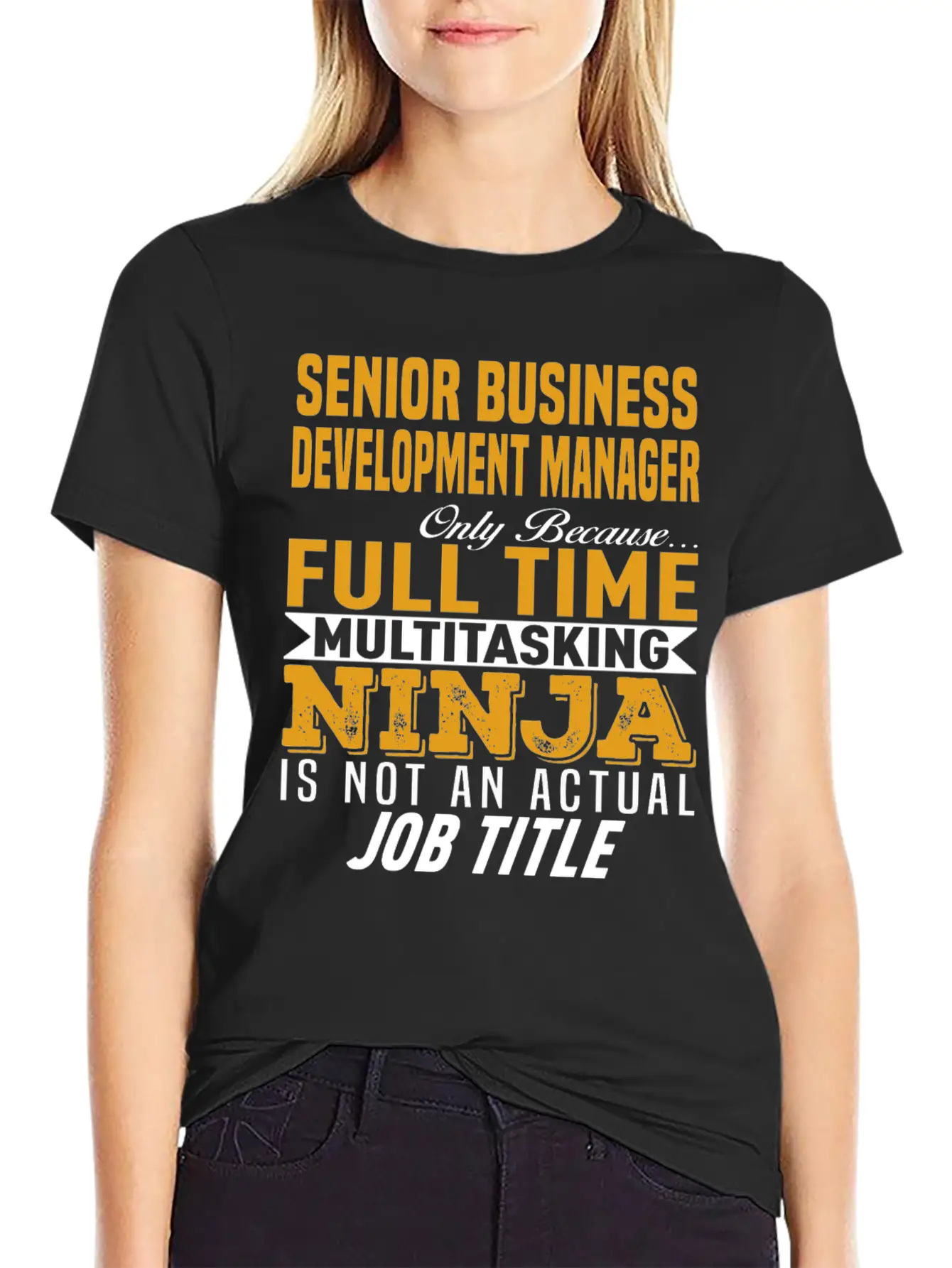 Senior Business Development Manager Classic Fit Graphic Tee For Daily Comfort – Unisex Cotton Shirt
