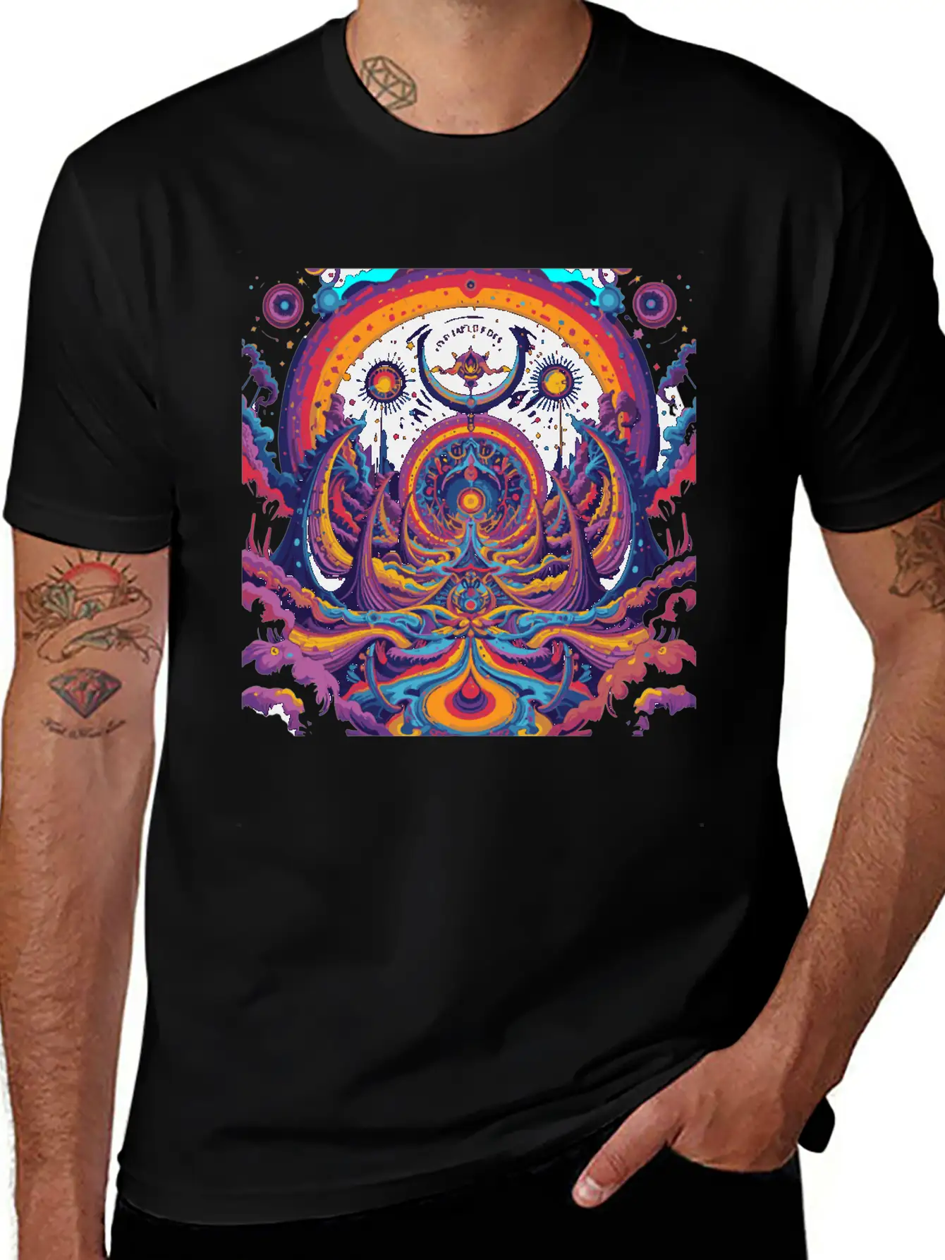 "Serene Lines: Minimalist Art Tee" Basic Graphic T-Shirt – Daily Comfort In Soft Cotton