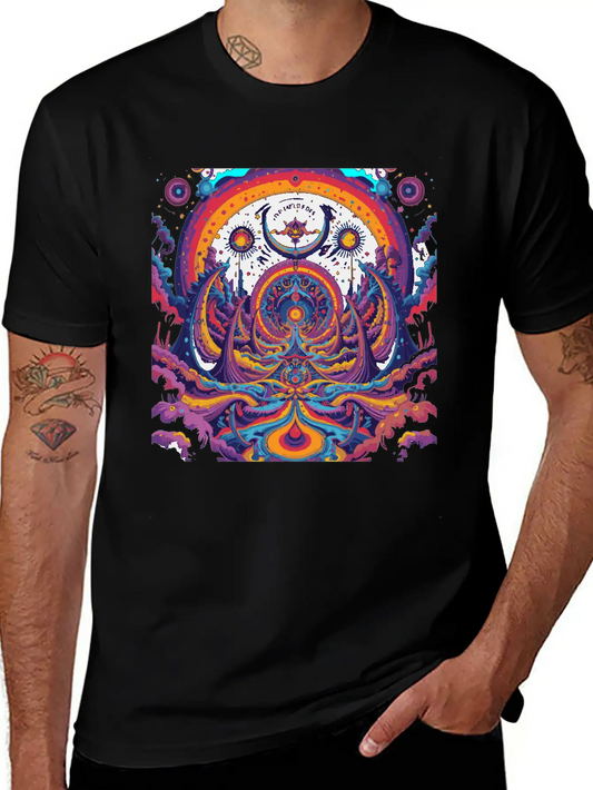 "Serene Lines: Minimalist Art Tee" Basic Graphic T-Shirt – Daily Comfort In Soft Cotton