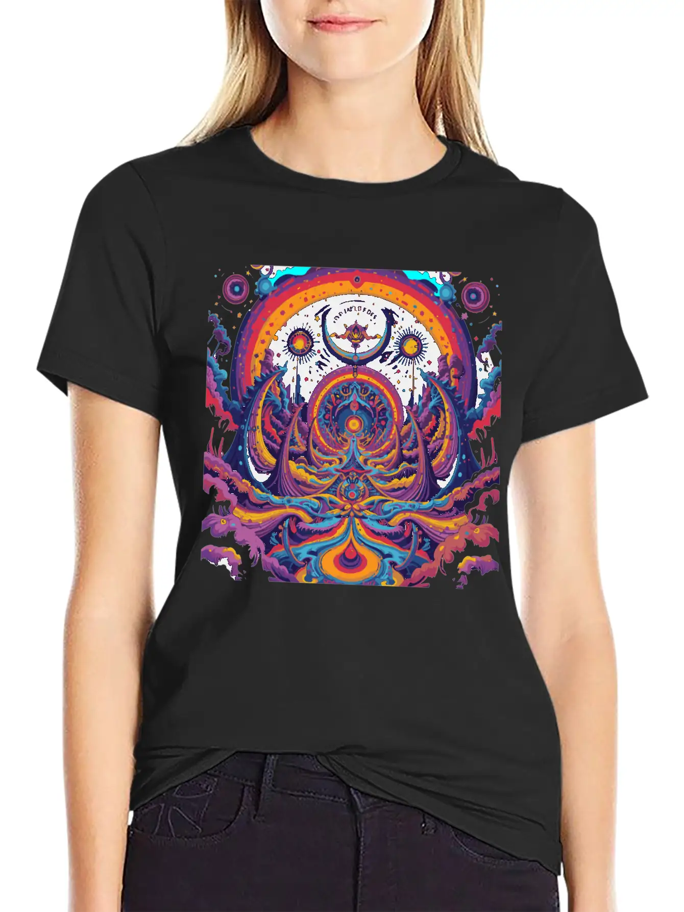 "Serene Lines: Minimalist Art Tee" Basic Graphic T-Shirt – Daily Comfort In Soft Cotton