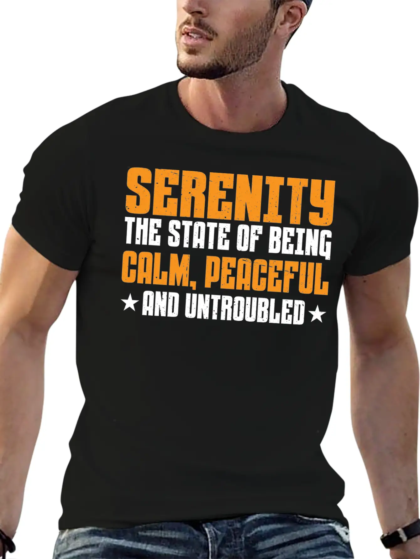 Serenity, Being Calm, Peaceful, And Untroubled 3 Essential Cotton Tee For Daily Outfits – Unisex Style