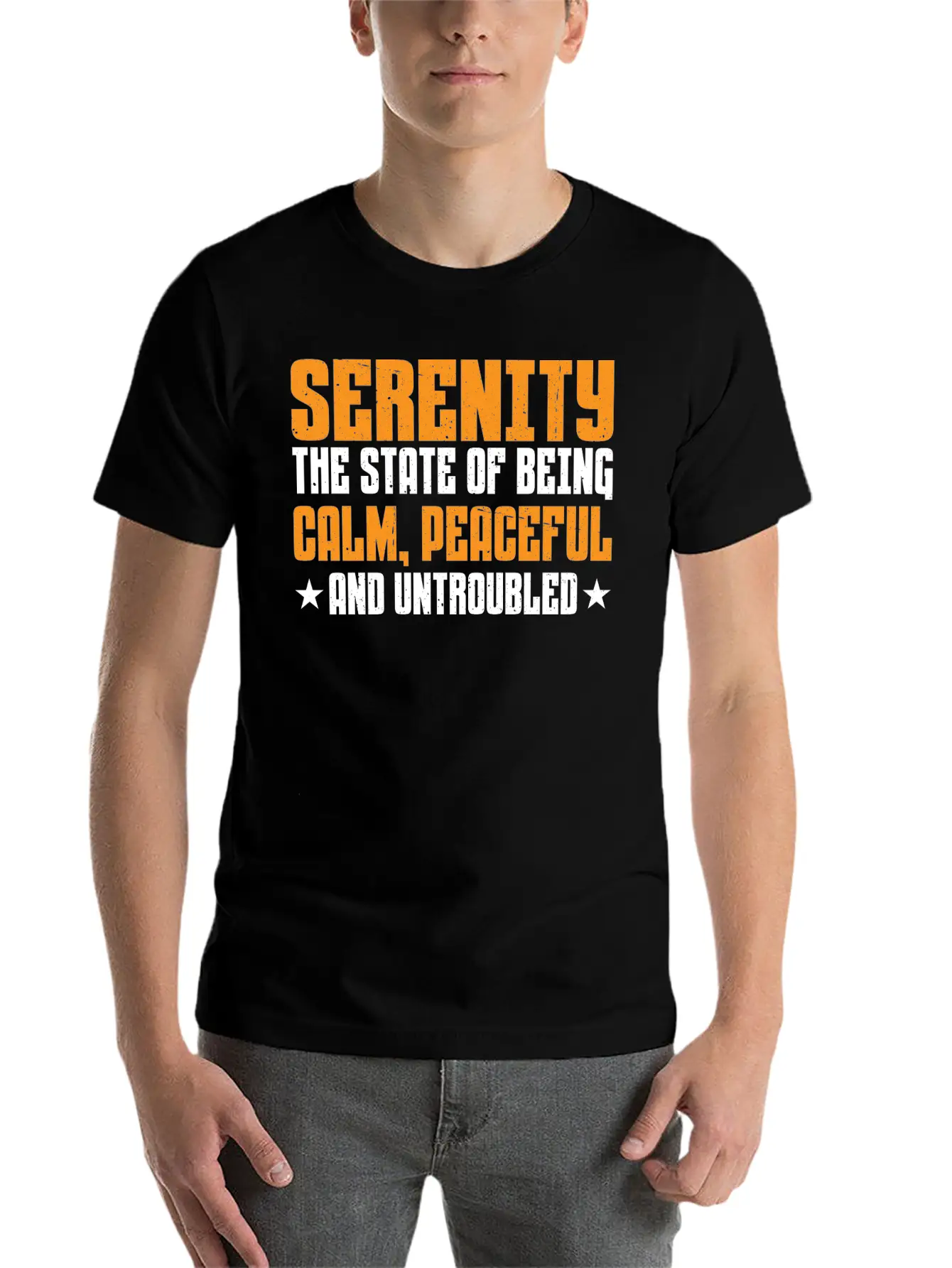 Serenity, Being Calm, Peaceful, And Untroubled 3 Essential Cotton Tee For Daily Outfits – Unisex Style