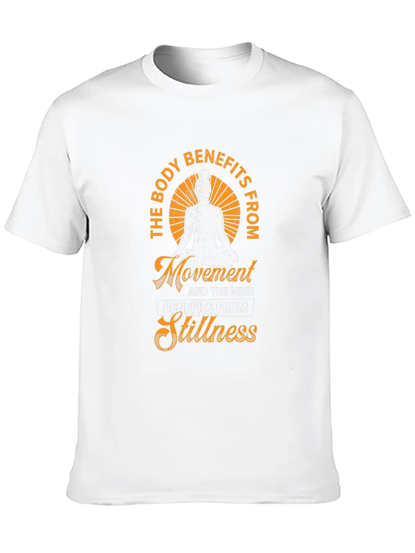 Serenity Meditating Yoga Fan Spiritual Relaxation Unisex Casual T-Shirt – Clean Design For Daily Comfort