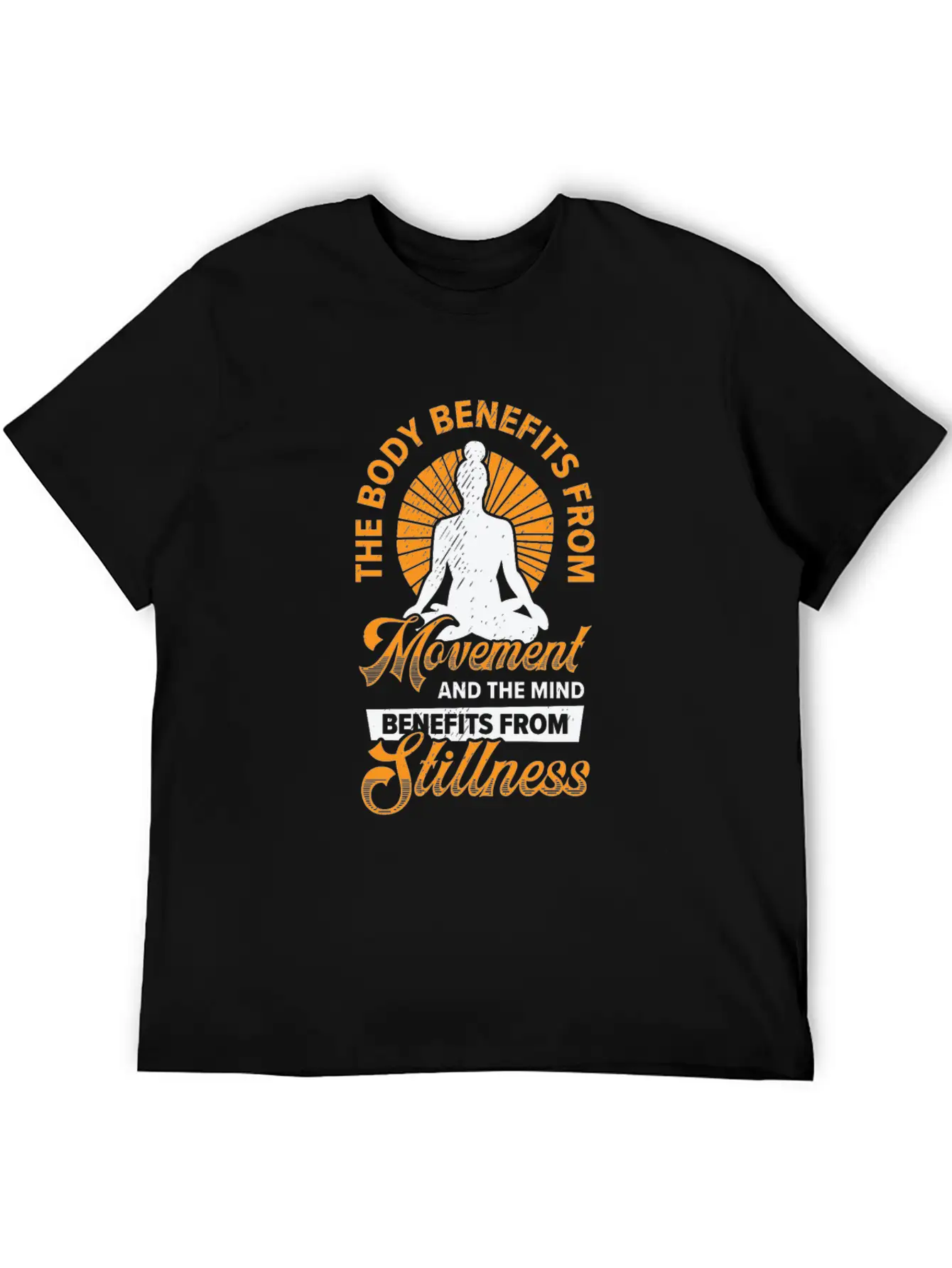 Serenity Meditating Yoga Fan Spiritual Relaxation Unisex Casual T-Shirt – Clean Design For Daily Comfort