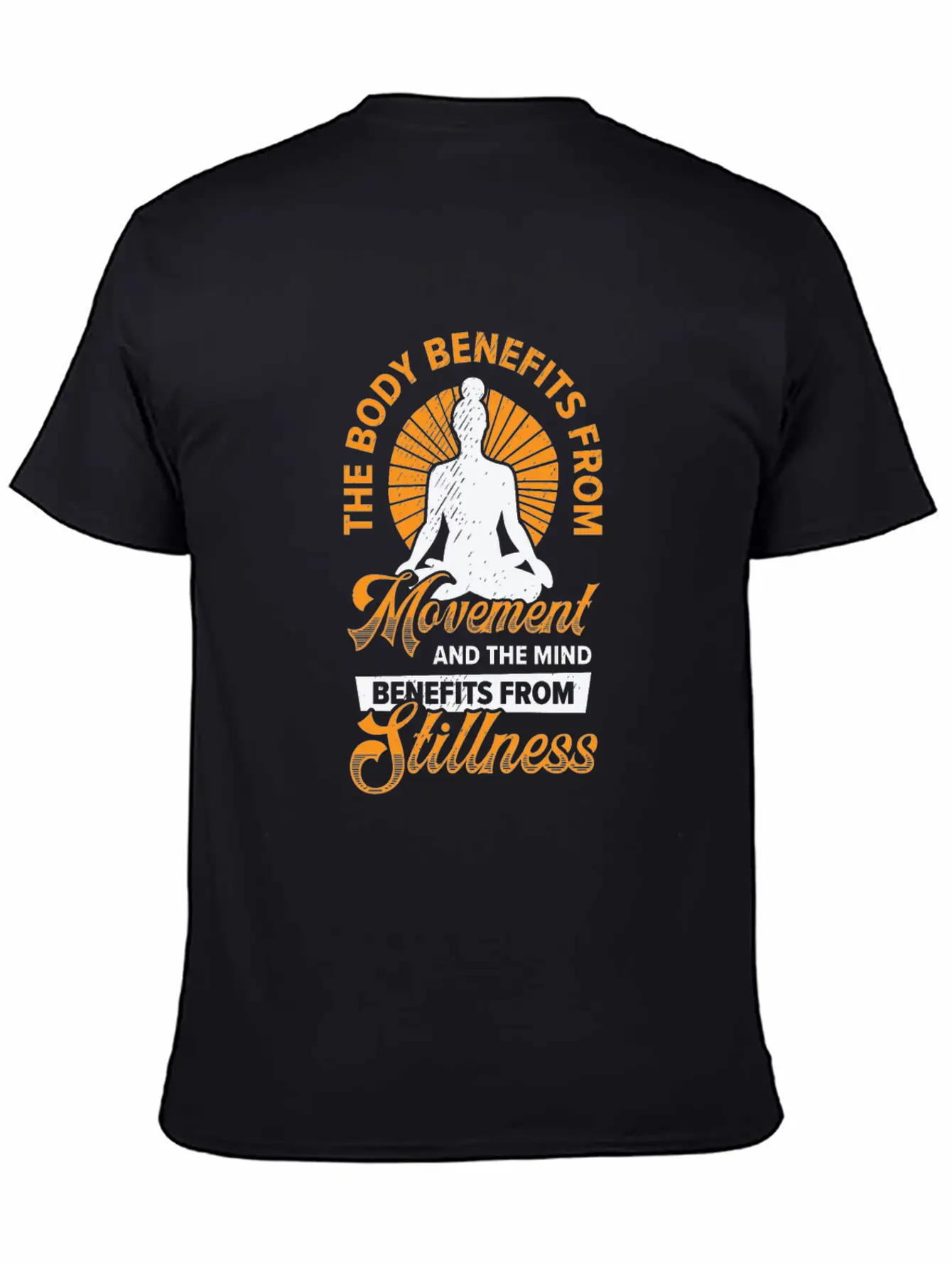 Serenity Meditating Yoga Fan Spiritual Relaxation Unisex Casual T-Shirt – Clean Design For Daily Comfort