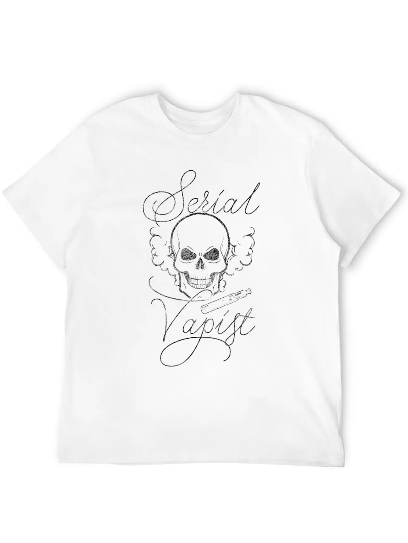 Serial Vapist Comfortable Minimalist Graphic Tee – Summer Style Essential