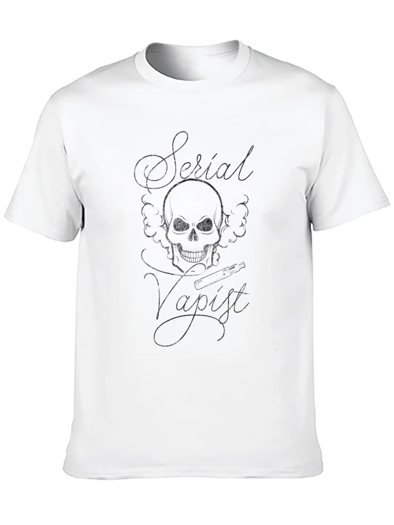 Serial Vapist Comfortable Minimalist Graphic Tee – Summer Style Essential