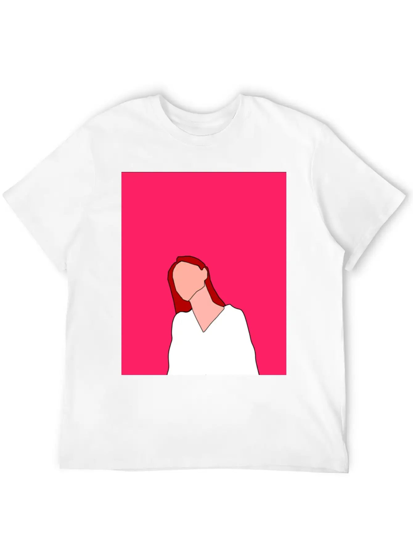 Shades Of Pink Classic Fit Graphic Tee For Daily Comfort – Unisex Cotton Shirt
