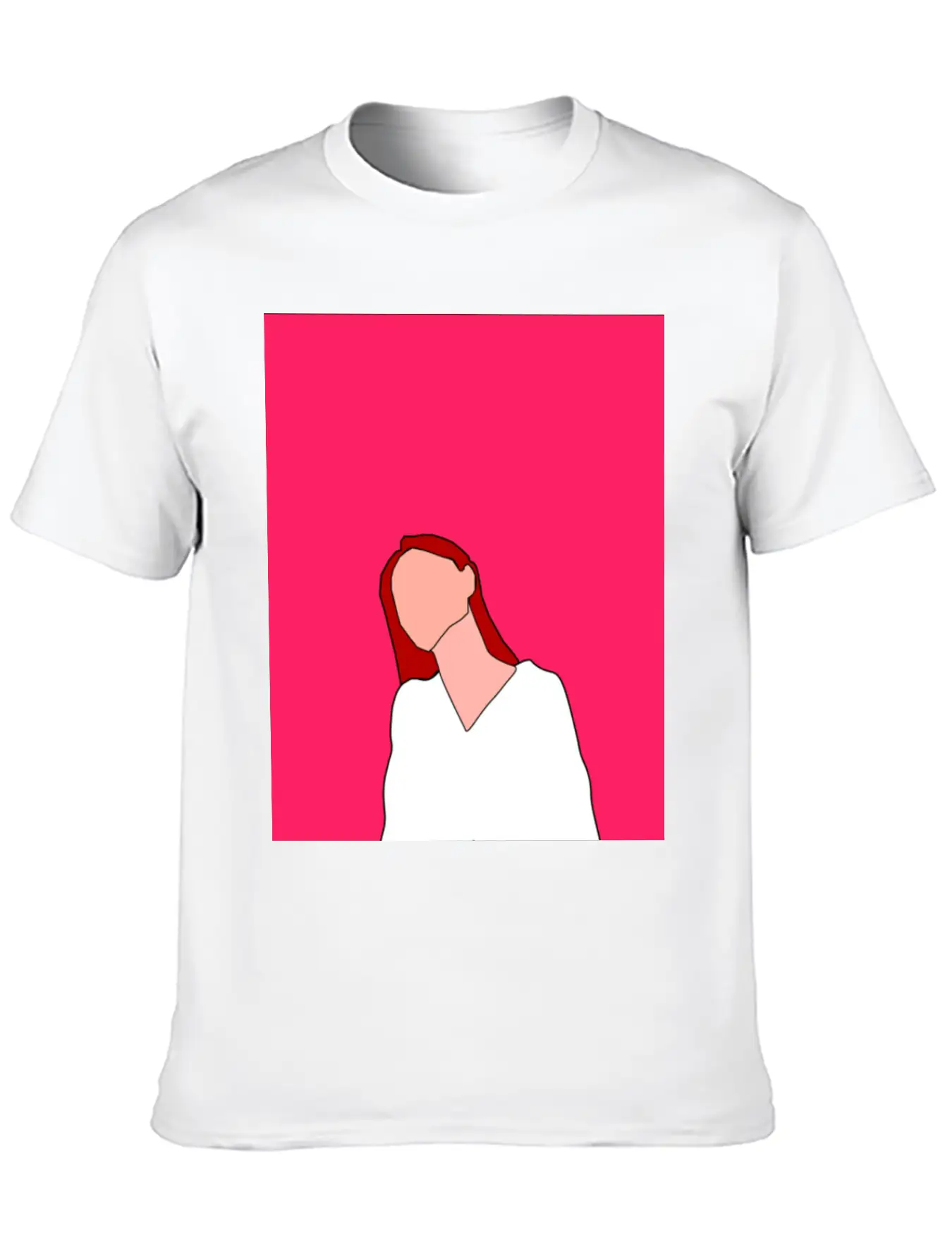 Shades Of Pink Classic Fit Graphic Tee For Daily Comfort – Unisex Cotton Shirt