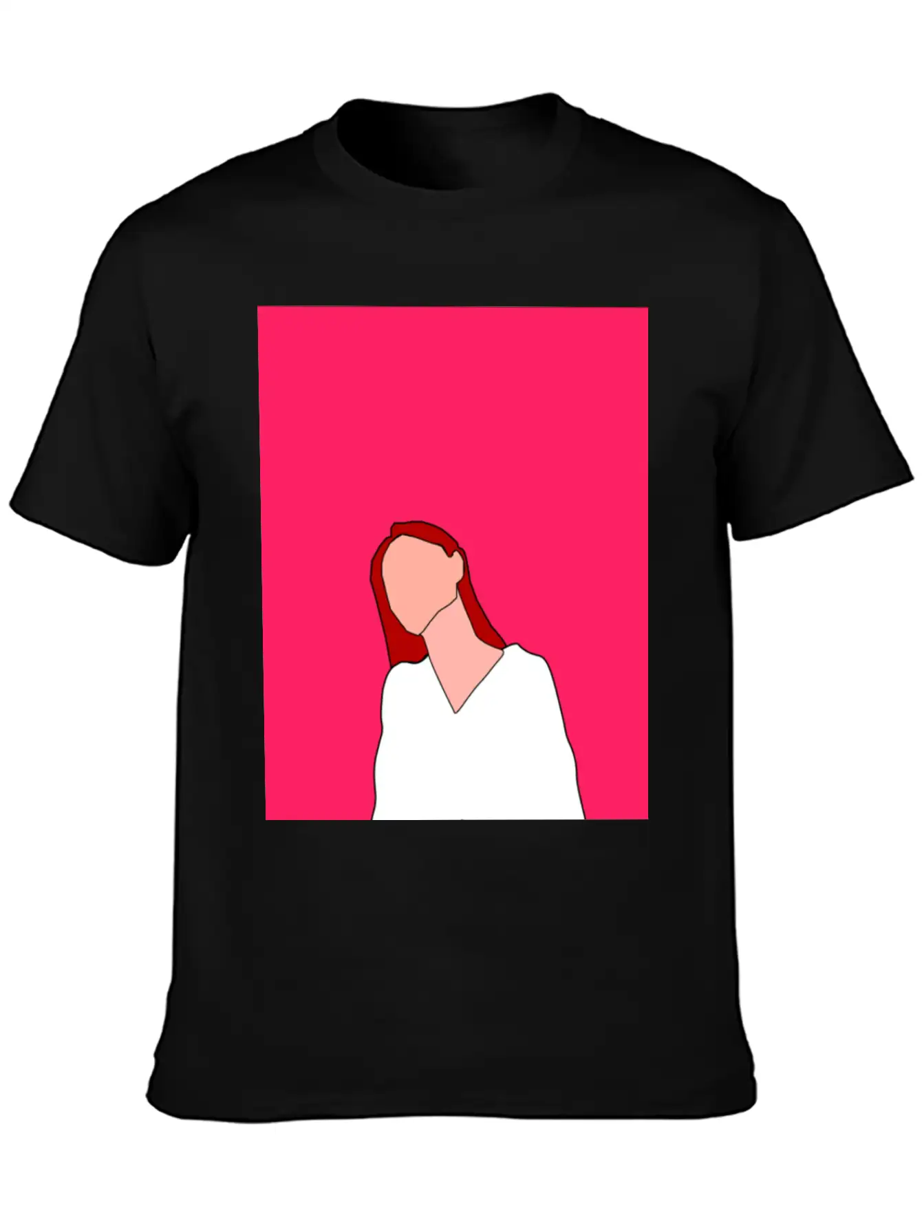 Shades Of Pink Classic Fit Graphic Tee For Daily Comfort – Unisex Cotton Shirt