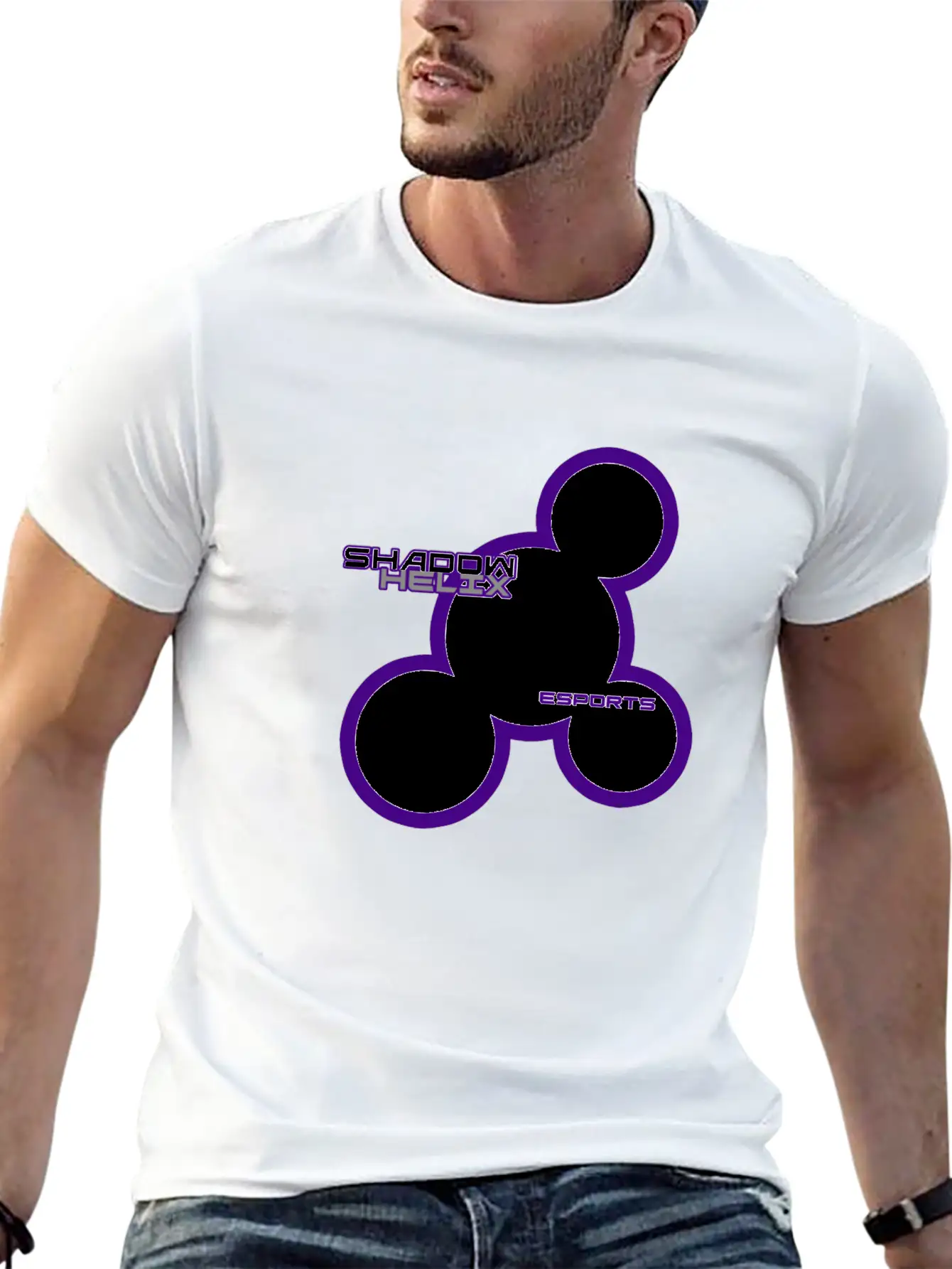 Shadow Helix Esports™ 2017 Logo Basic Graphic T-Shirt – Daily Comfort In Soft Cotton