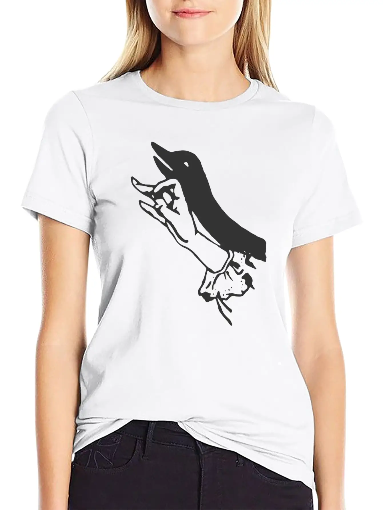Shadow Puppets Lightweight Cotton T-Shirt – Daily Comfort Graphic Shirt