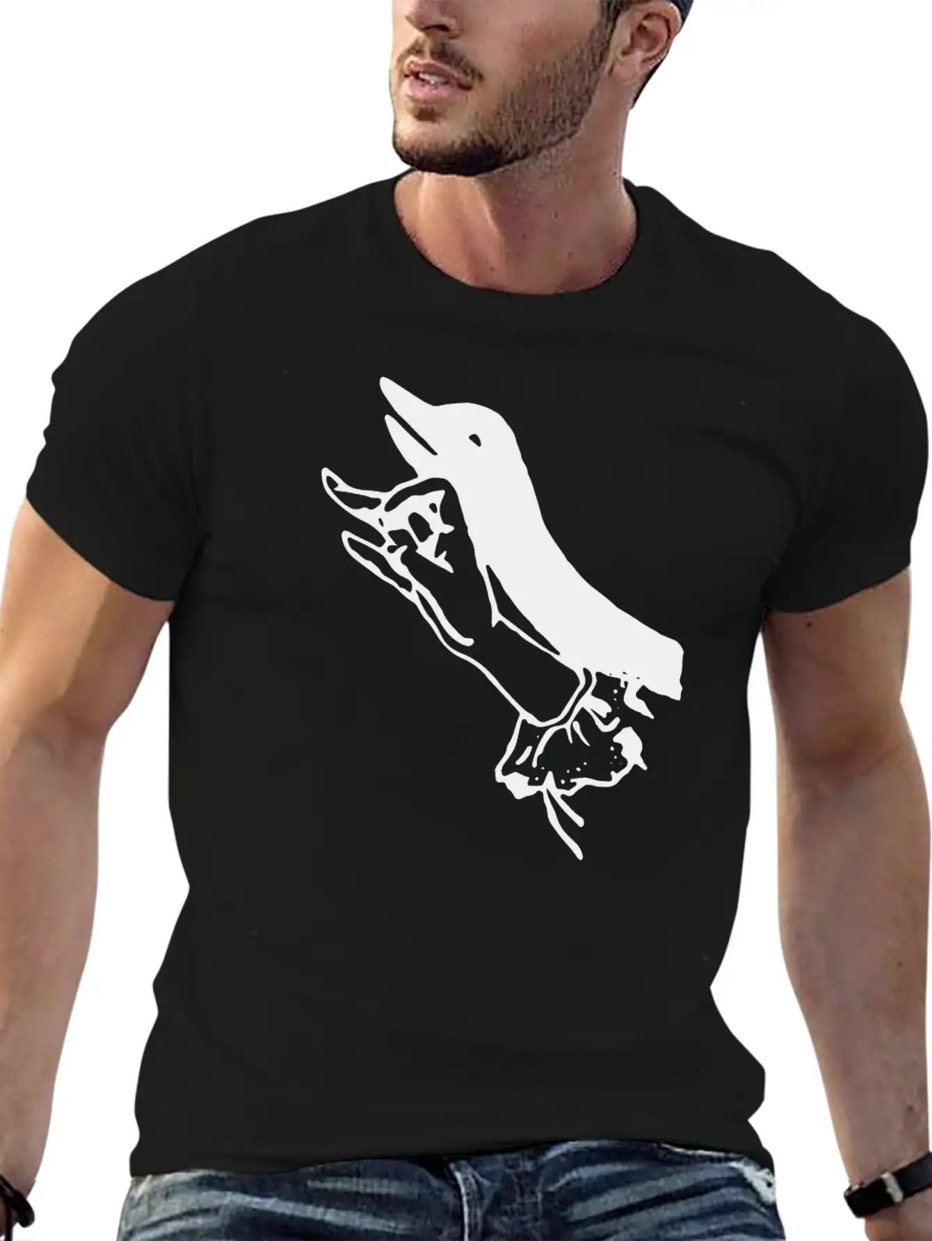 Shadow Puppets Lightweight Cotton T-Shirt – Daily Comfort Graphic Shirt