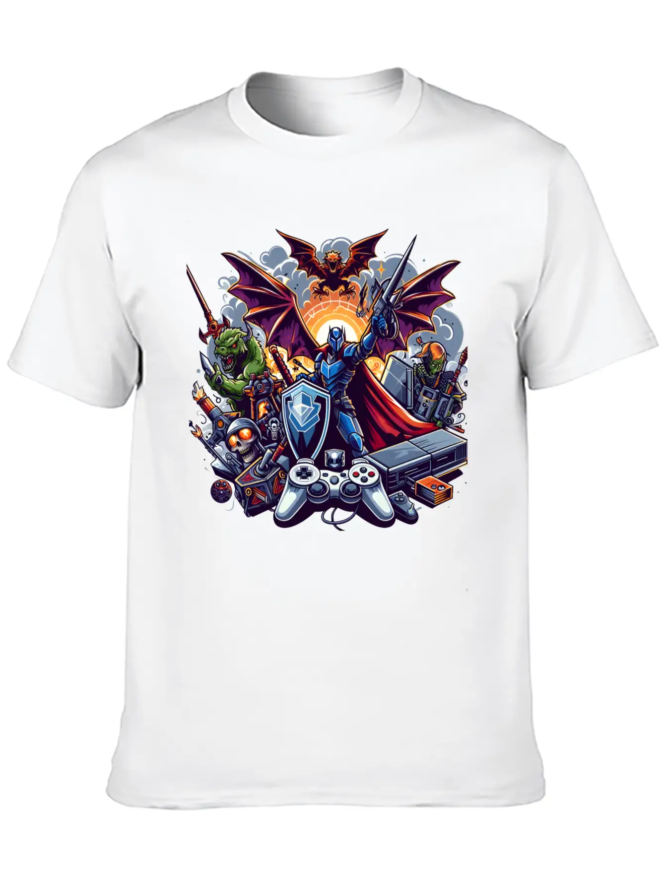 ShadowCore Games Relaxed Everyday Tee – Lightweight And Durable Cotton