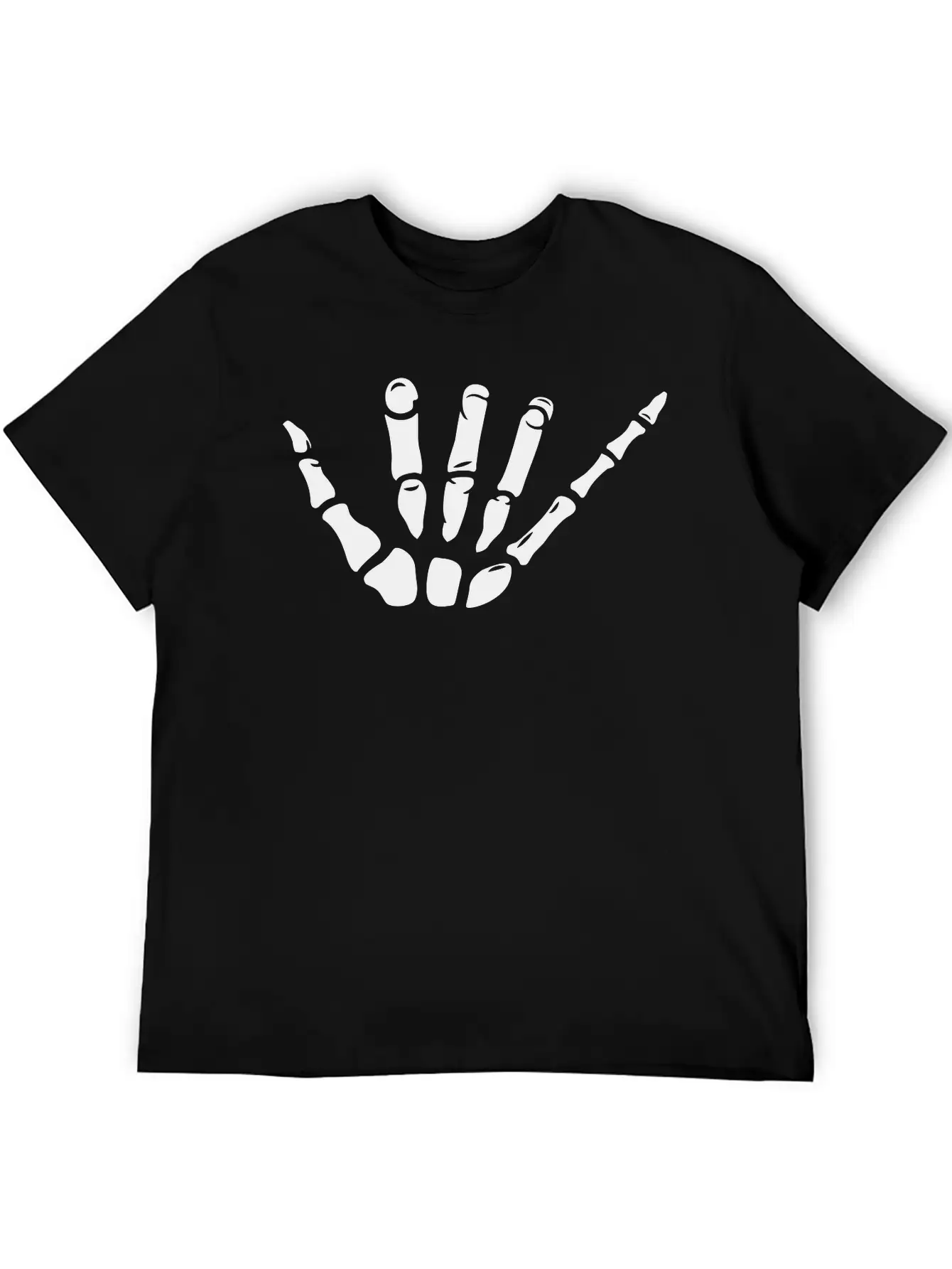 Shaka Skeleton Modern Fit Casual T-Shirt – Clean And Versatile Design