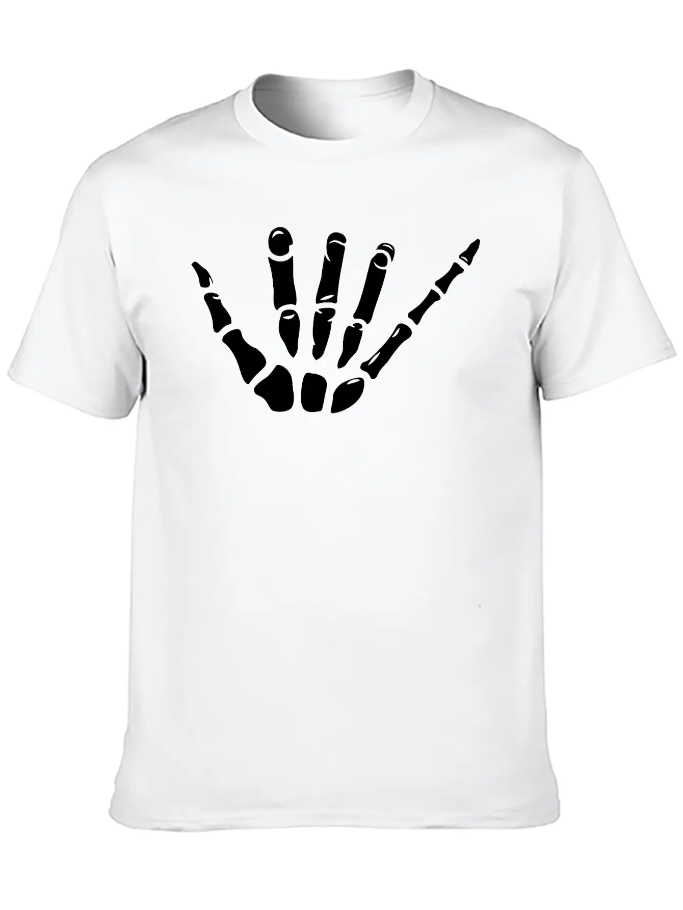 Shaka Skeleton Modern Fit Casual T-Shirt – Clean And Versatile Design