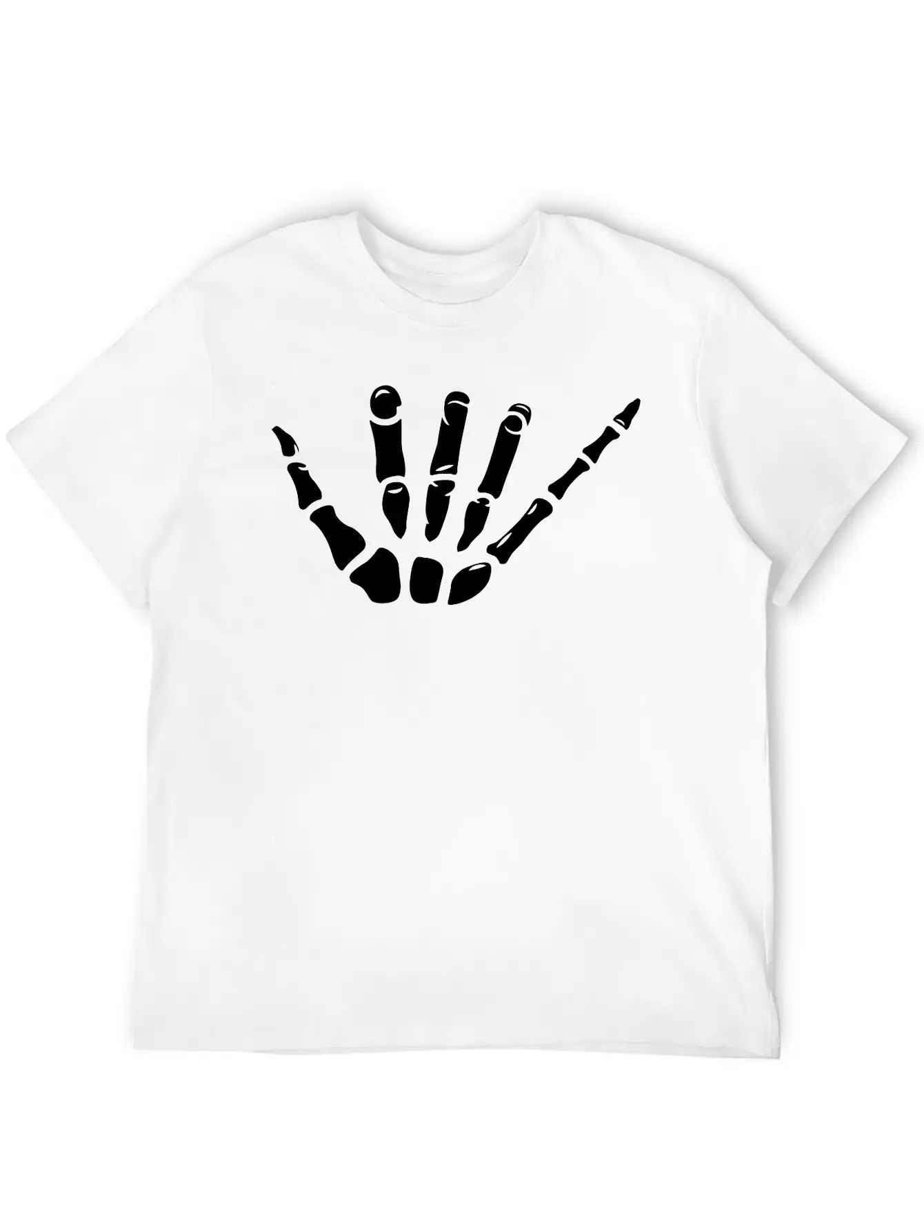 Shaka Skeleton Modern Fit Casual T-Shirt – Clean And Versatile Design
