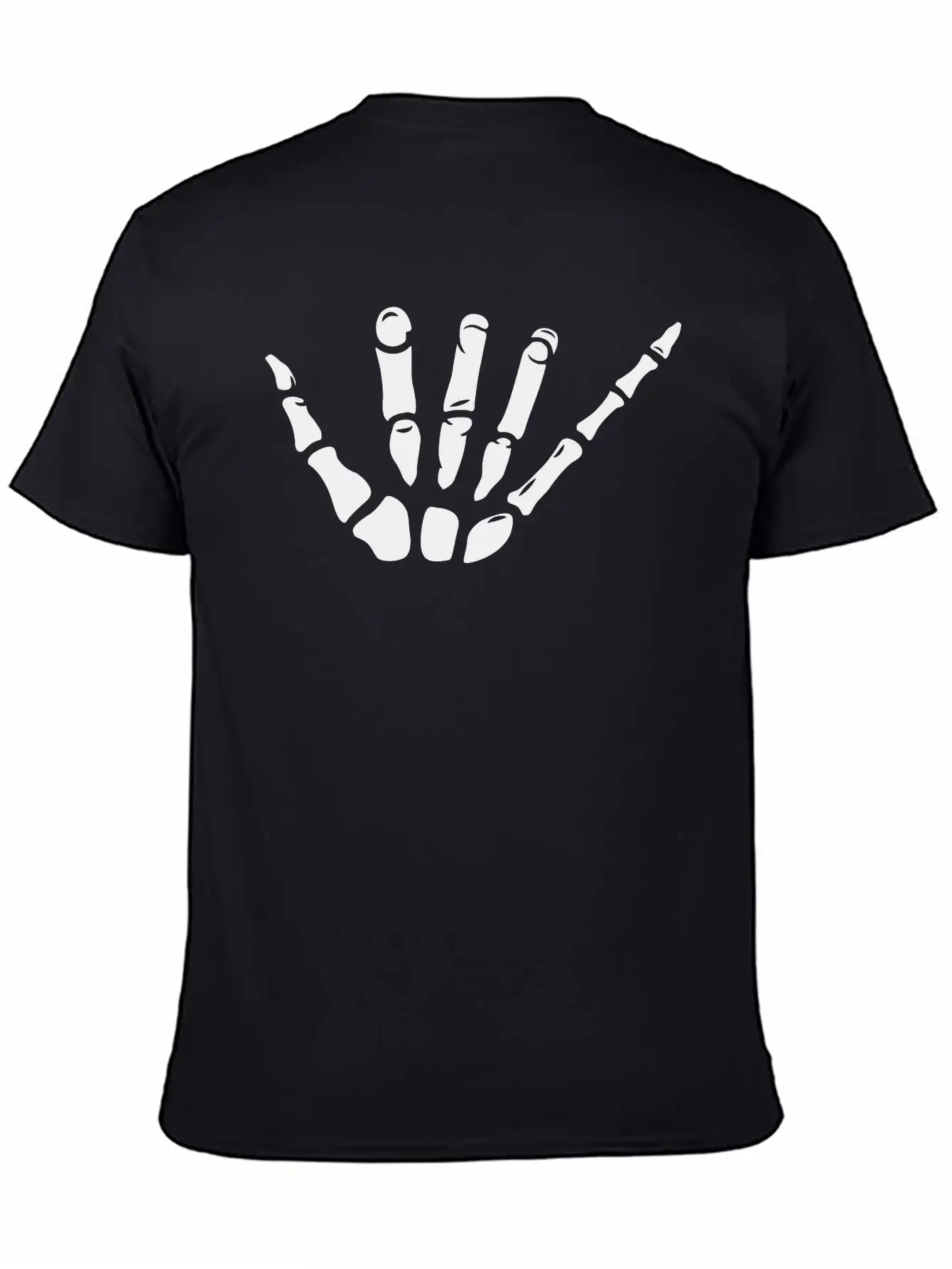 Shaka Skeleton Modern Fit Casual T-Shirt – Clean And Versatile Design