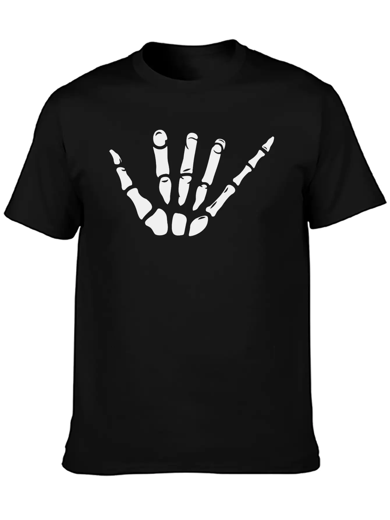 Shaka Skeleton Modern Fit Casual T-Shirt – Clean And Versatile Design