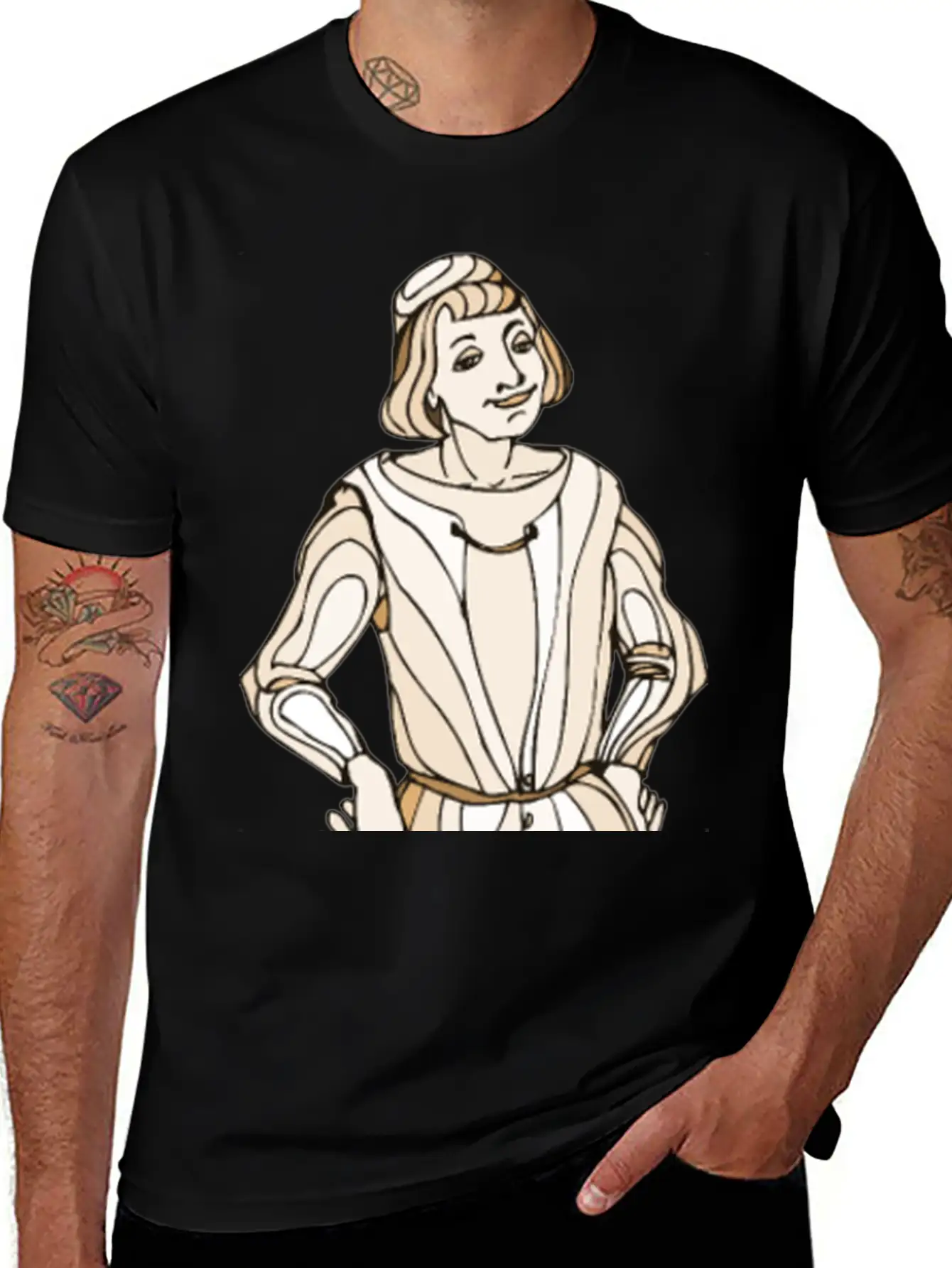 Shakespeare Characters Sampson Basic Graphic T-Shirt – Daily Comfort In Soft Cotton