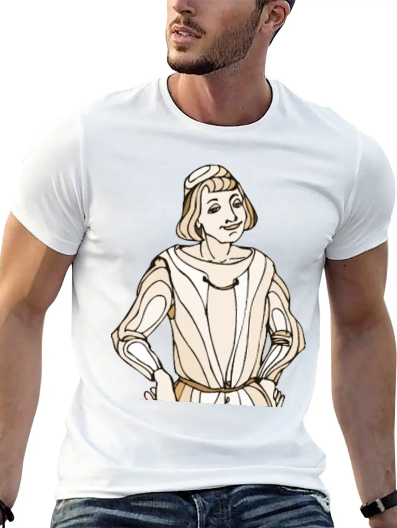 Shakespeare Characters Sampson Basic Graphic T-Shirt – Daily Comfort In Soft Cotton