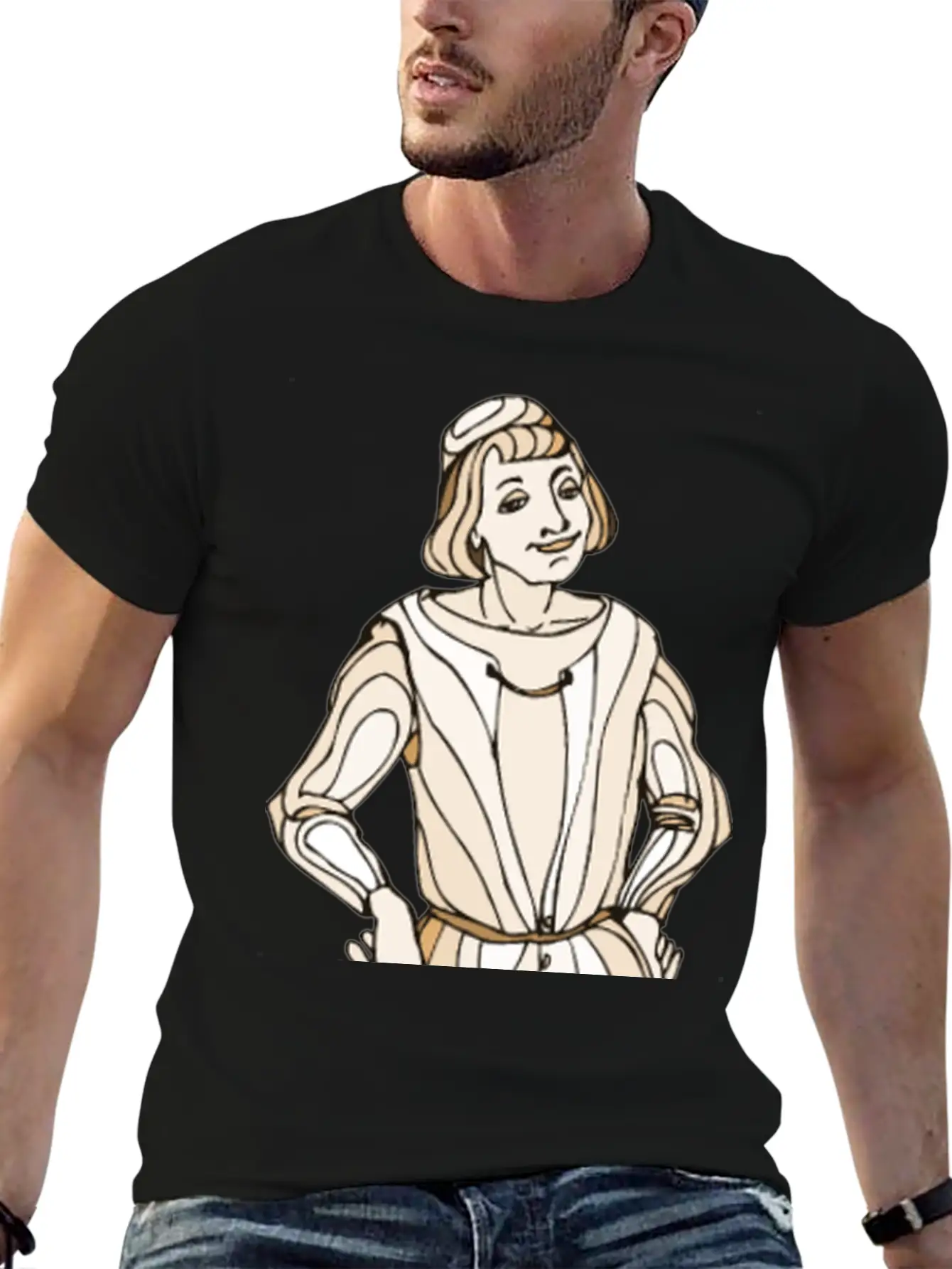 Shakespeare Characters Sampson Basic Graphic T-Shirt – Daily Comfort In Soft Cotton