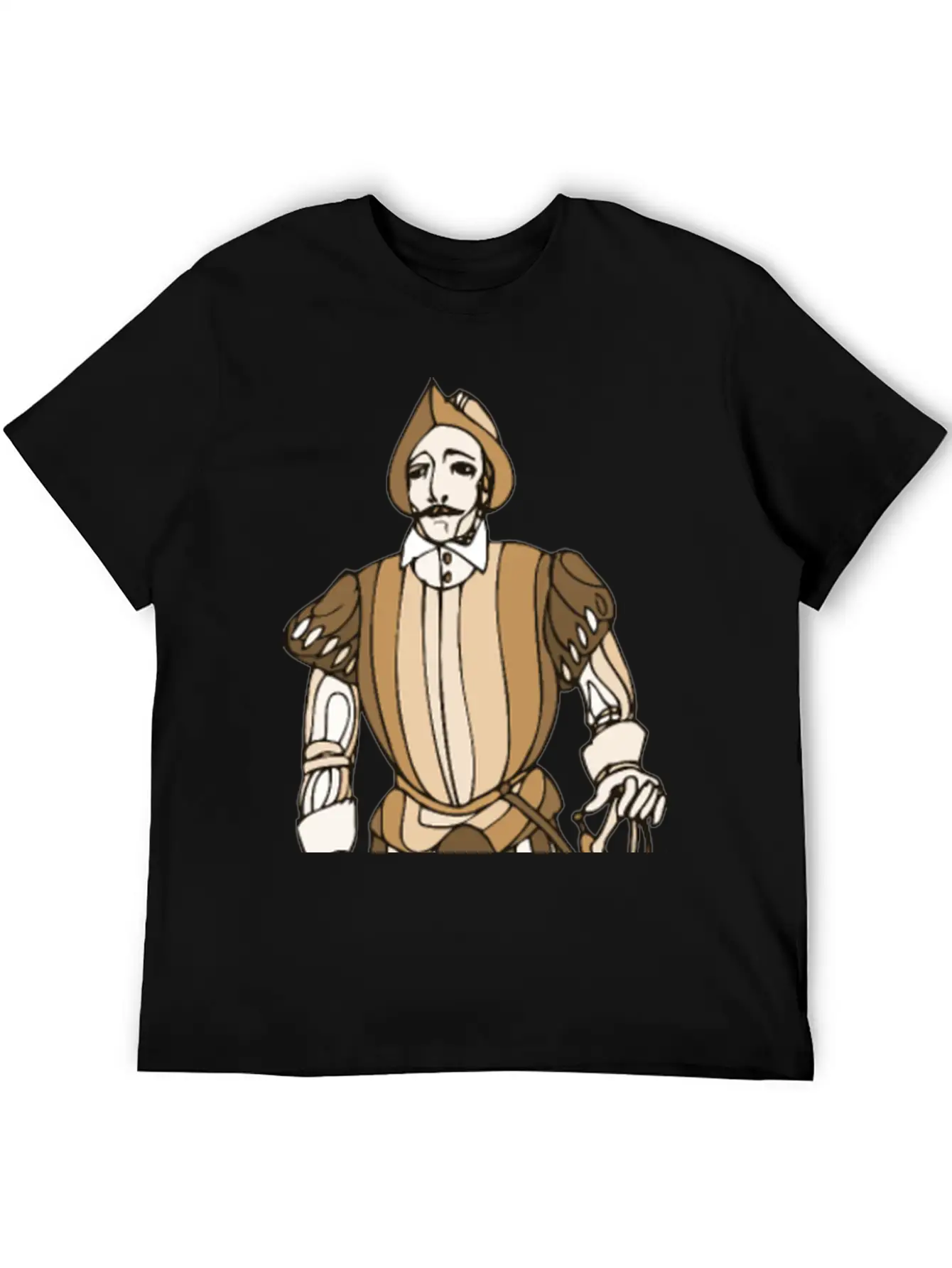 Shakespeare Characters Soldier Modern Fit Casual T-Shirt – Clean And Versatile Design