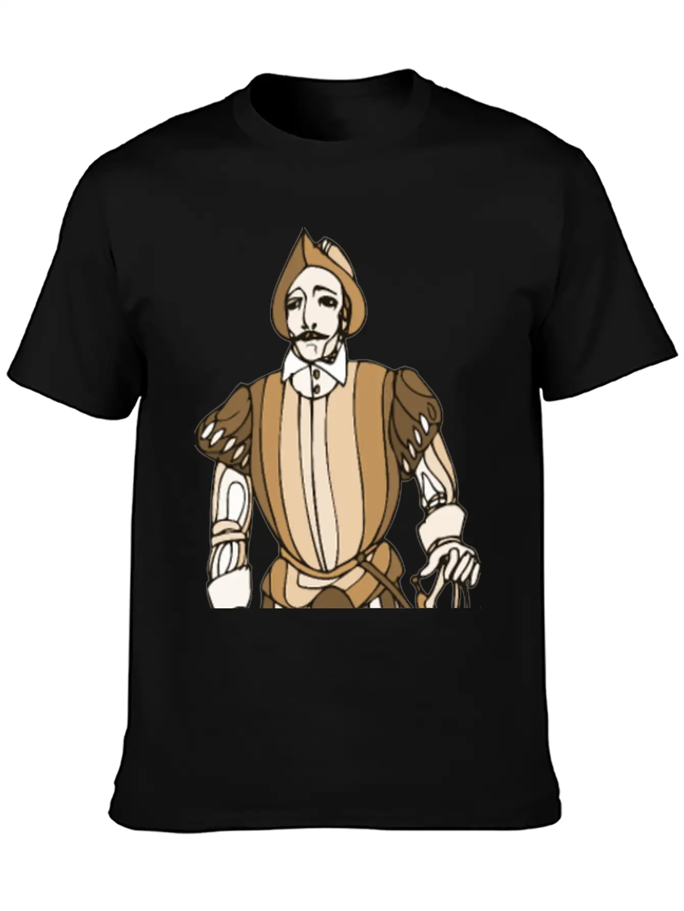 Shakespeare Characters Soldier Modern Fit Casual T-Shirt – Clean And Versatile Design