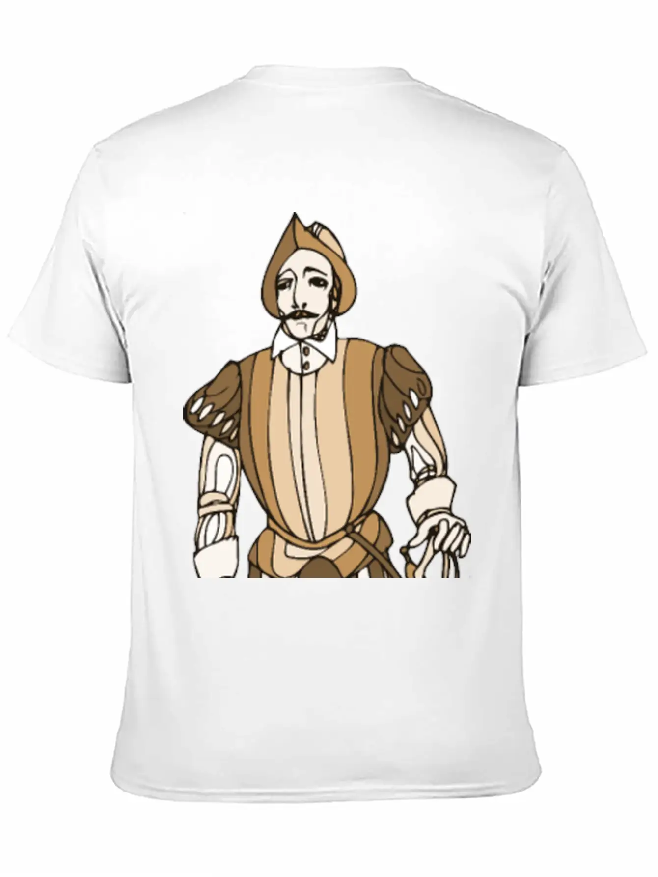 Shakespeare Characters Soldier Modern Fit Casual T-Shirt – Clean And Versatile Design