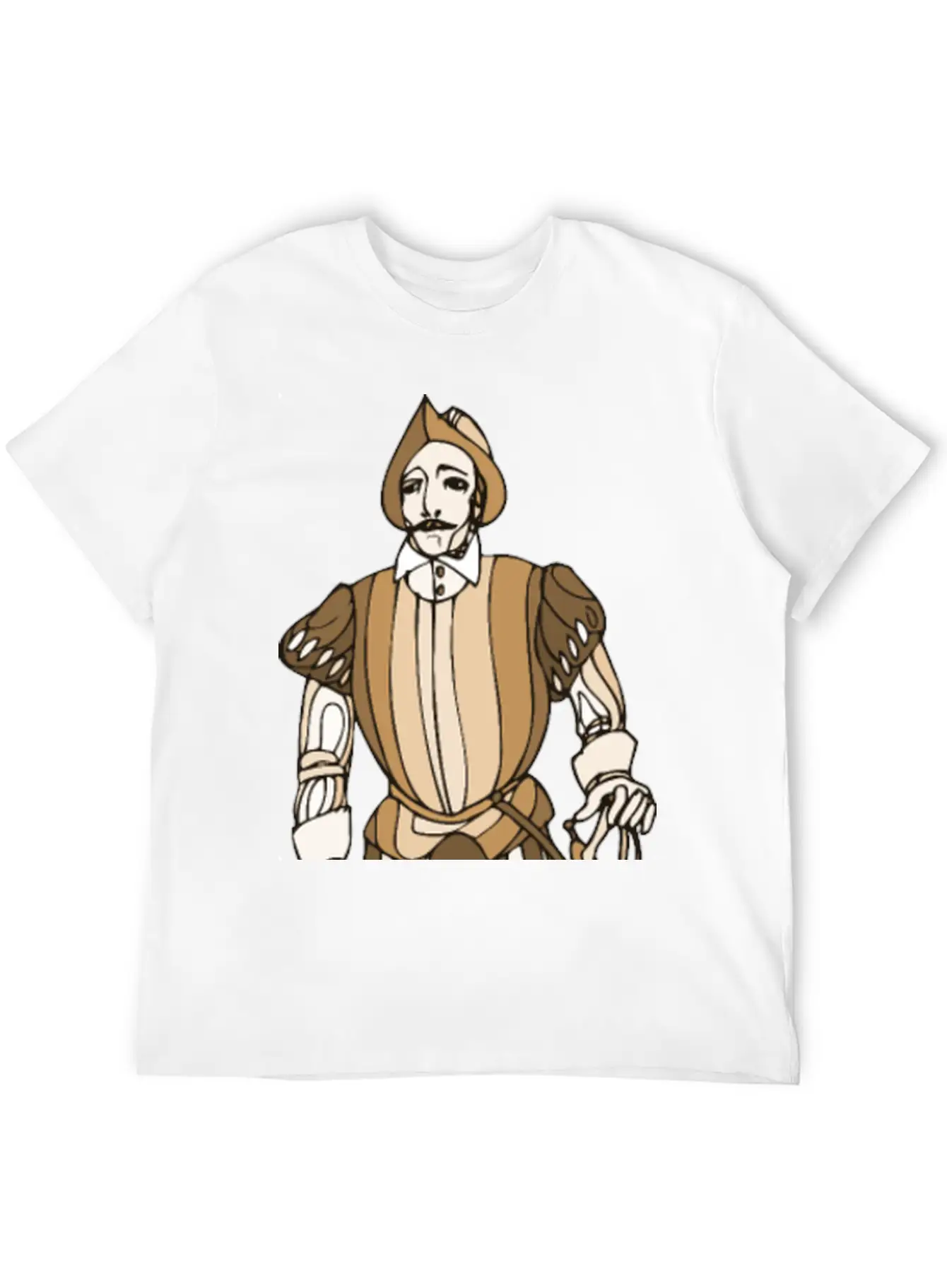 Shakespeare Characters Soldier Modern Fit Casual T-Shirt – Clean And Versatile Design