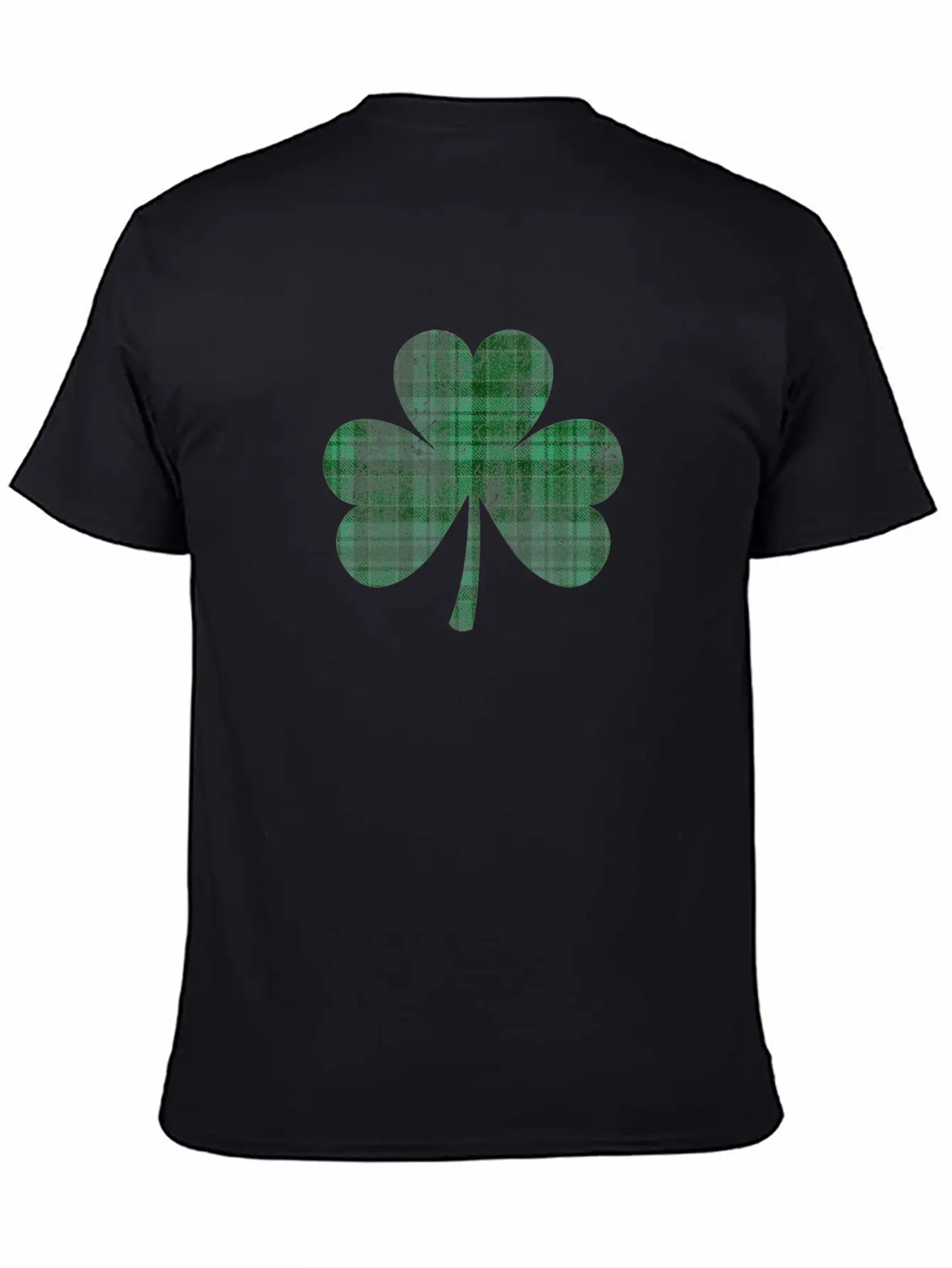Shamrock Buffalo Plaid Flannel Tartan Green Clover Unisex Casual T-Shirt – Clean Design For Daily Comfort