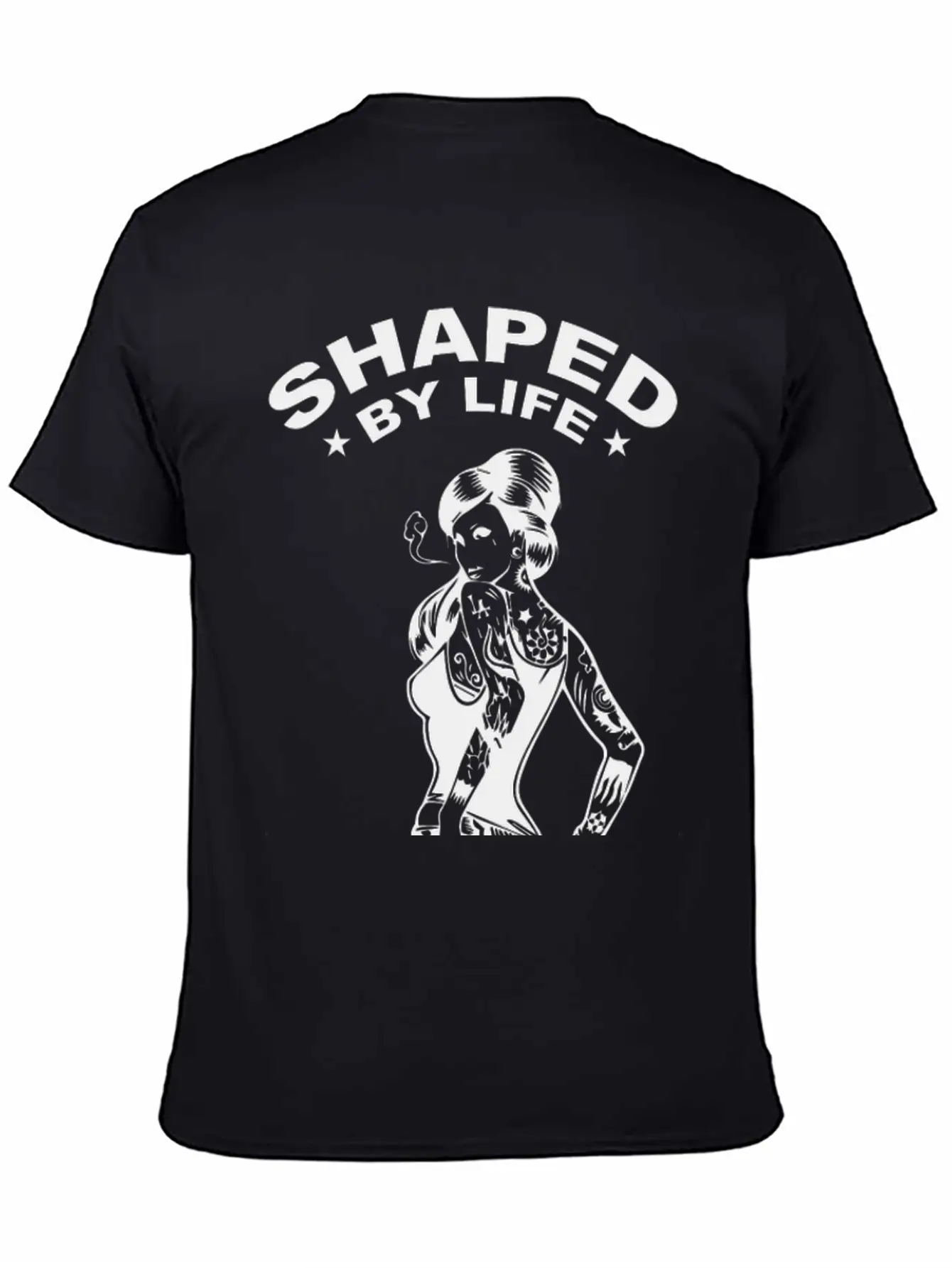 Shaped By Life, Finished With Ink Stylish Everyday T-Shirt – Unisex Basic Cotton Tee