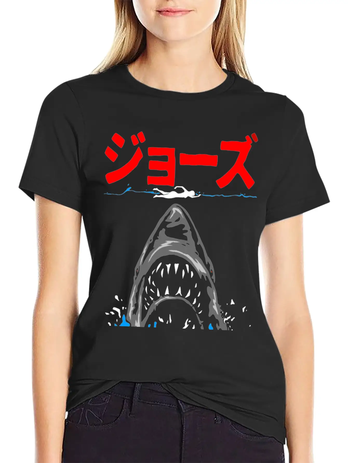 SHARK ATTACK Modern Fit Casual T-Shirt – Clean And Versatile Design