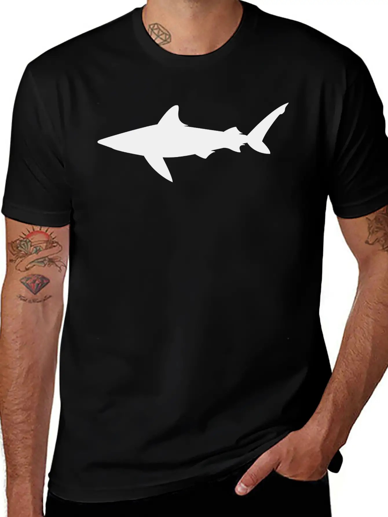 Shark Basic Graphic T-Shirt – Daily Comfort In Soft Cotton