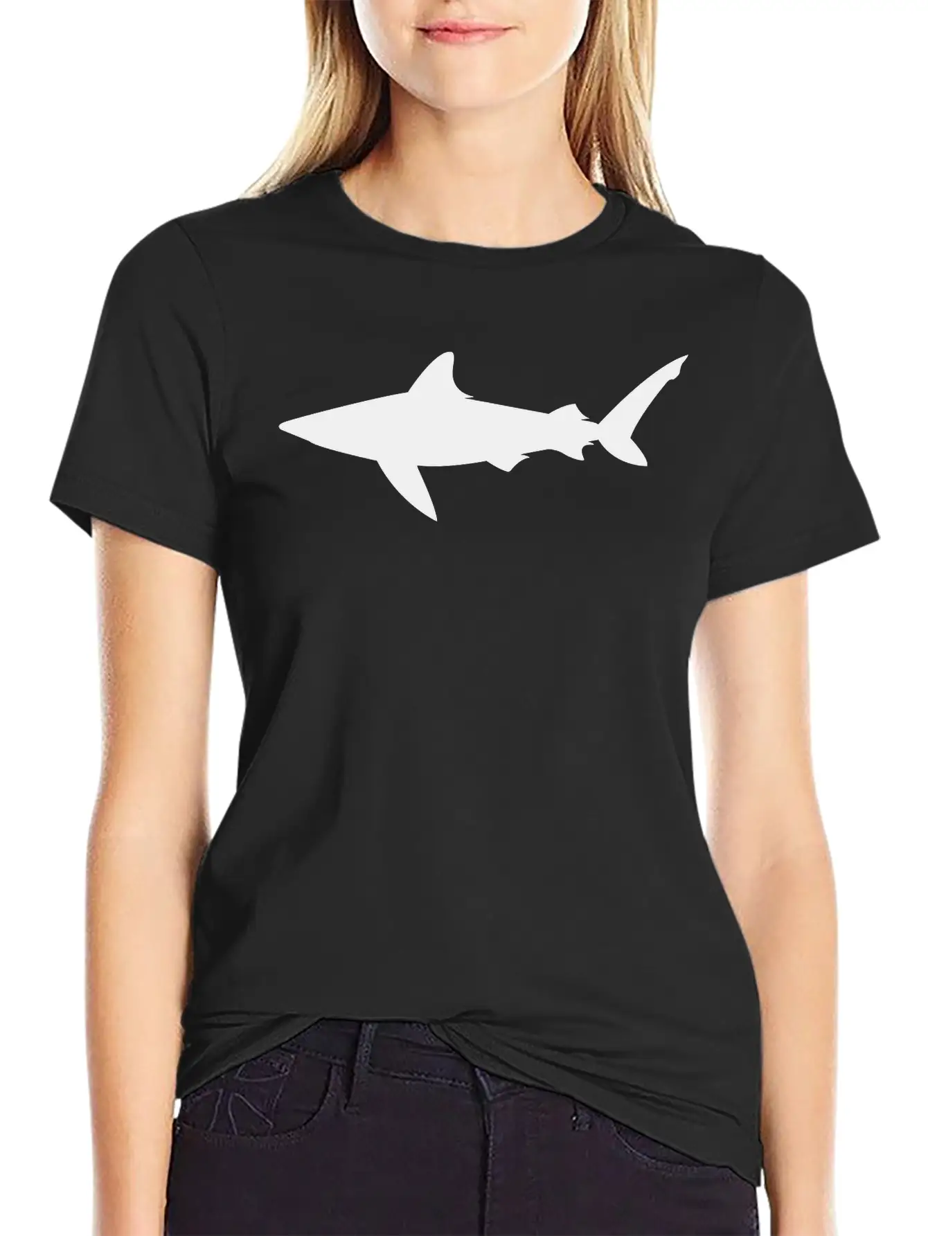 Shark Basic Graphic T-Shirt – Daily Comfort In Soft Cotton